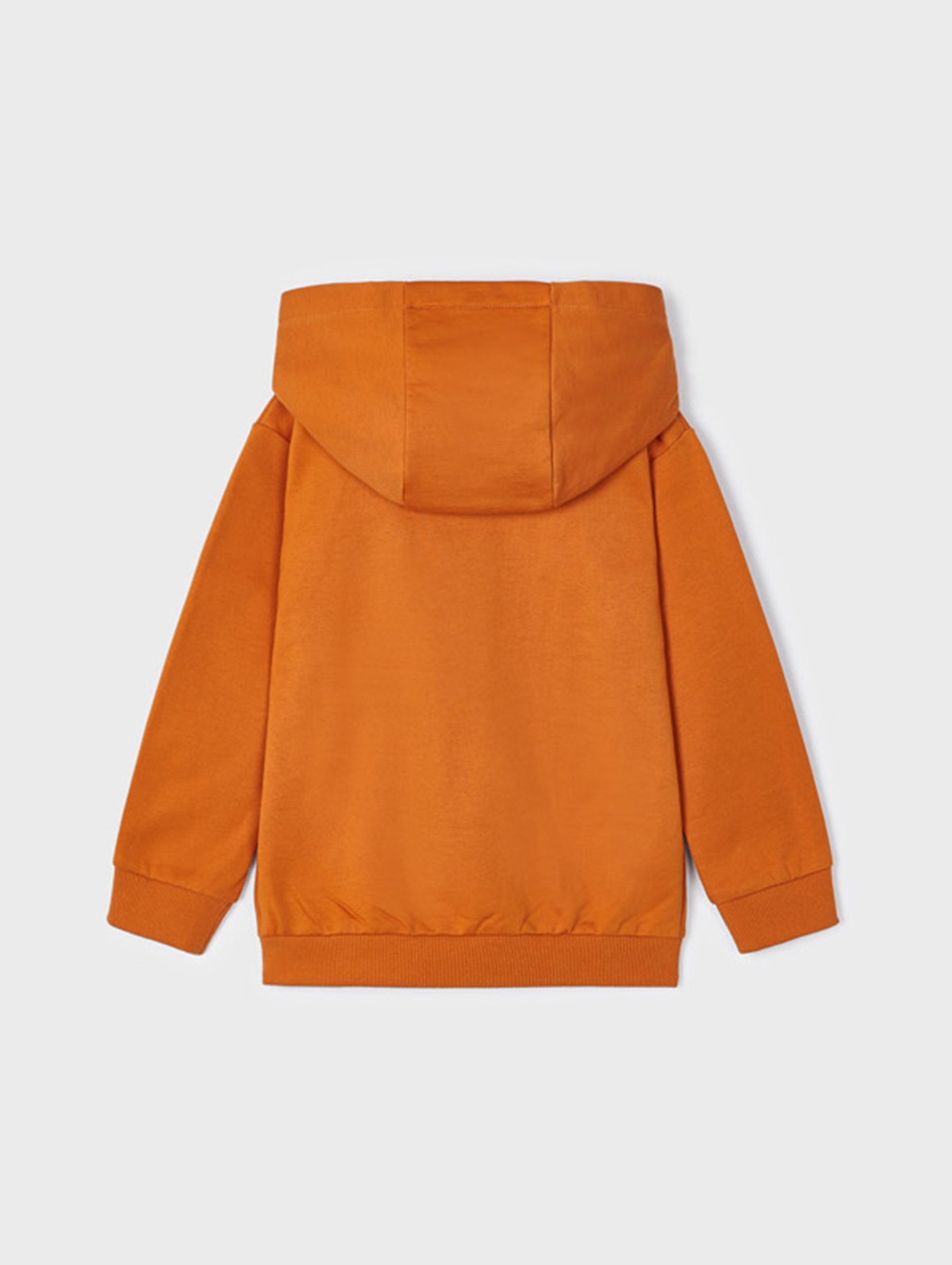 Bluza nierozpinana chłopięca z nadrukiem pomarańczowa - Mayoral