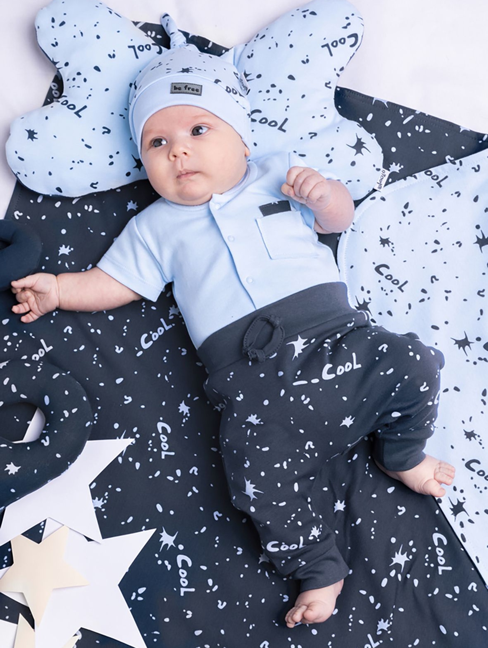 Spodnie dresowe niemowlęce bawełniane MAKS