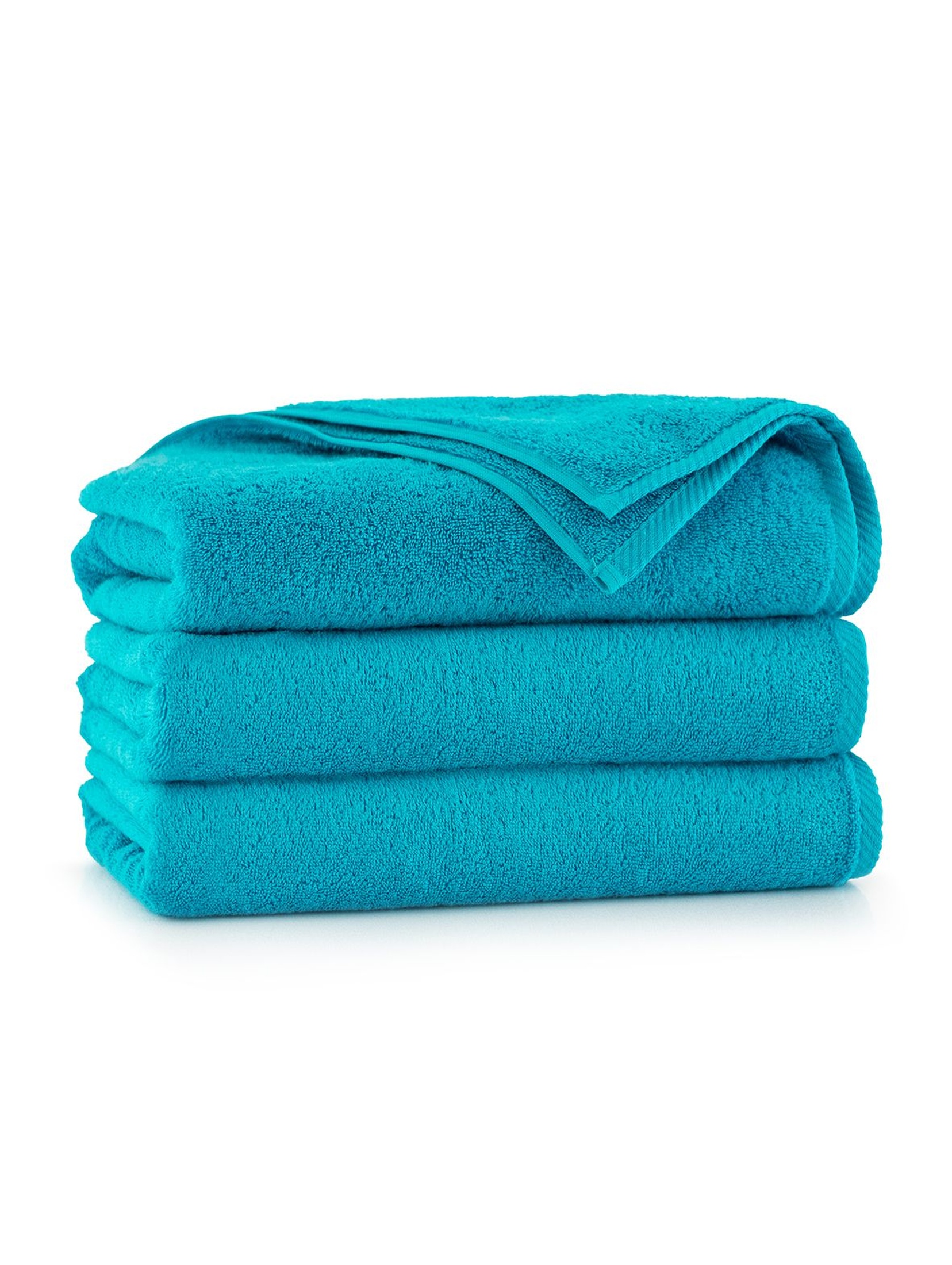 Ręcznik z bawełny egipskiej - niebieski 50x100cm