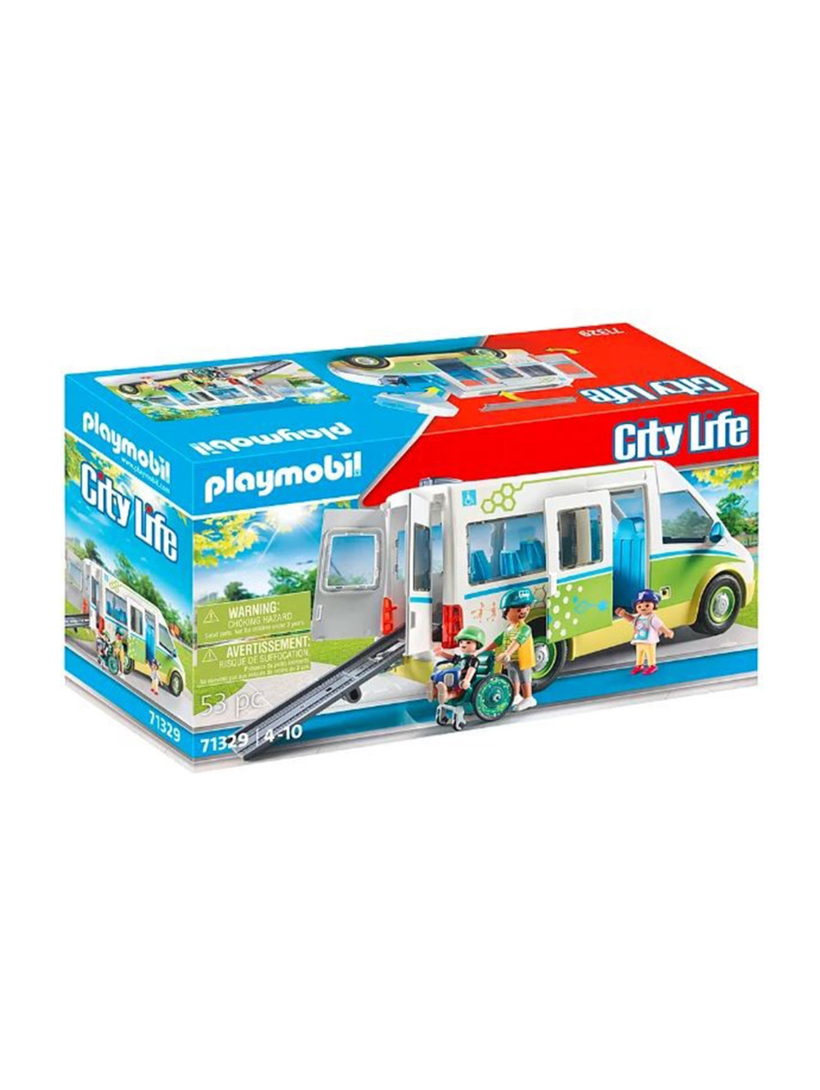 Zestaw z figurkami City Life Autobus szkolny