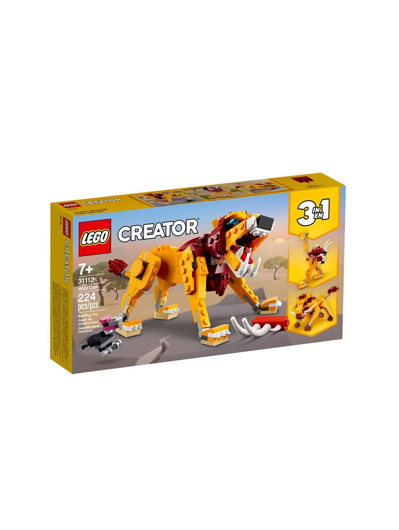 LEGO®  Creator 3w1 - Dziki lew wiek 7+