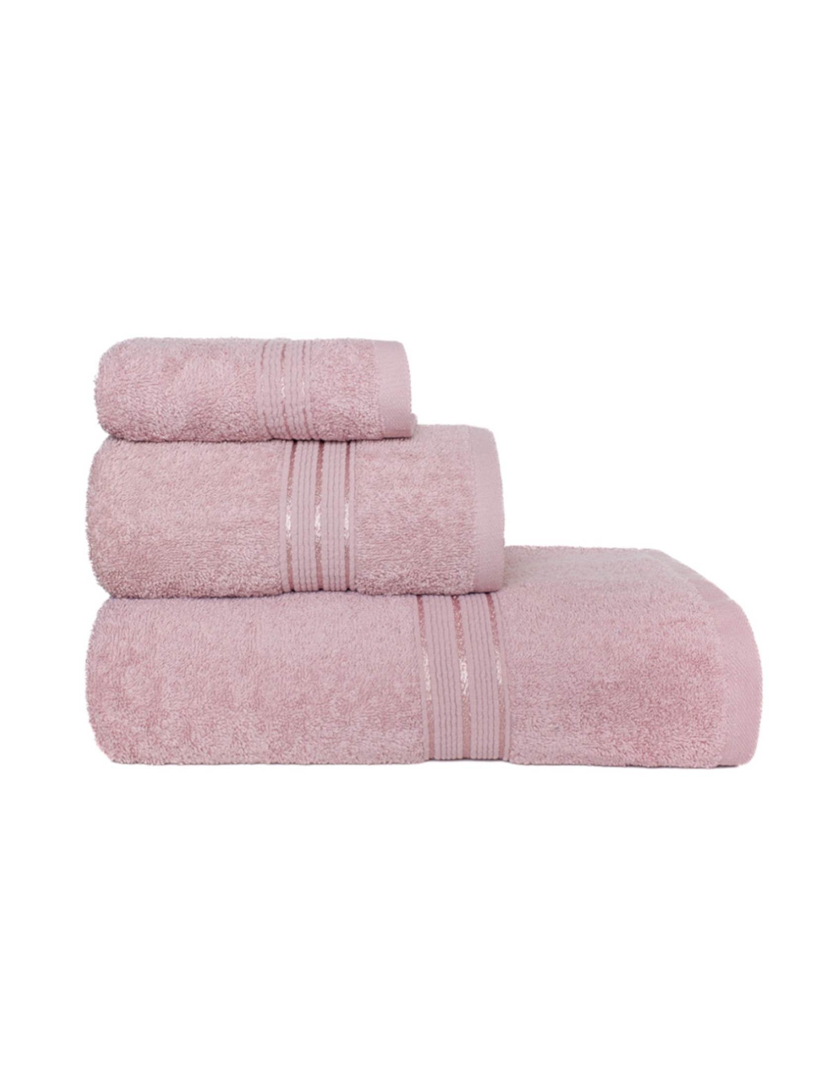 Ręcznik rondo 70x140 frotte różowy