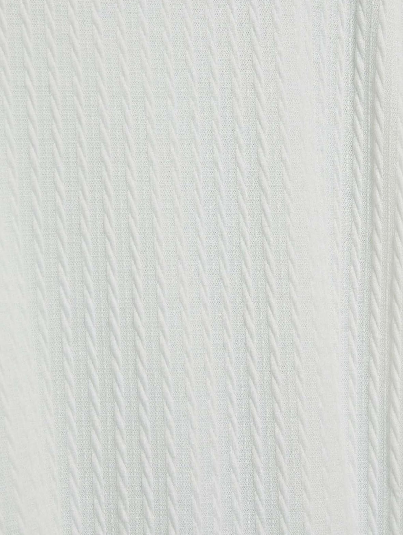 Bluzka damska ze strukturalnej tkaniny biały