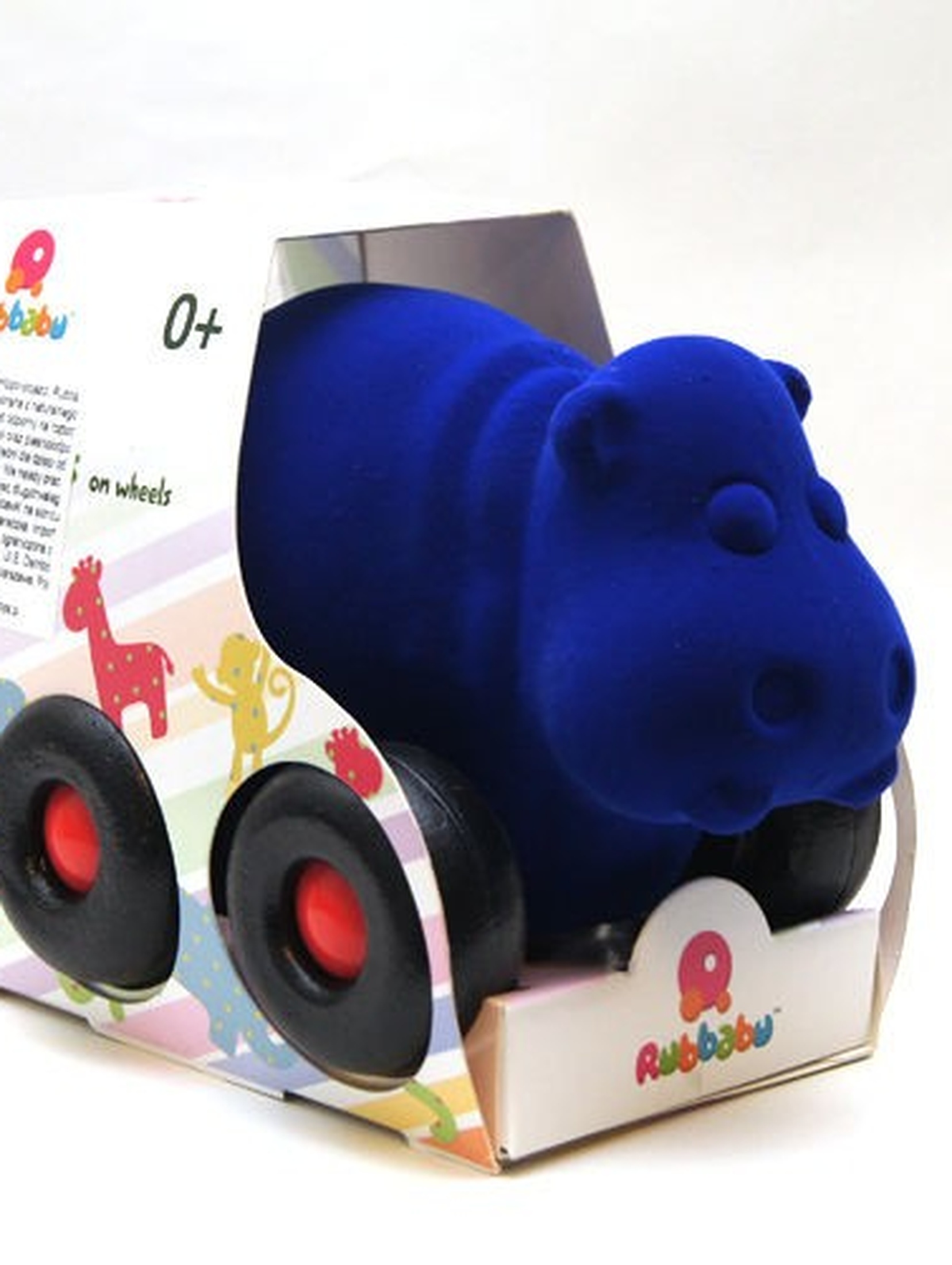 RUBBABU Hippo - pojazd kolor niebieski