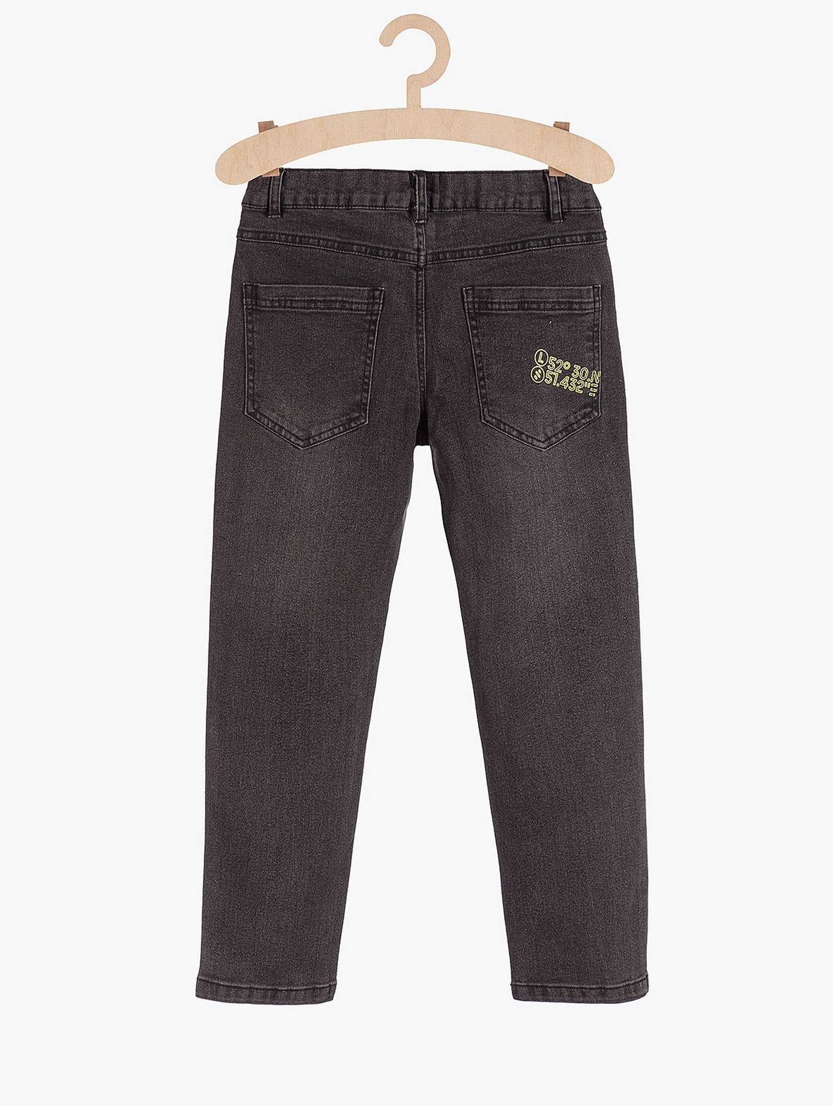 Spodnie jeansowe dla chłopca- czarne