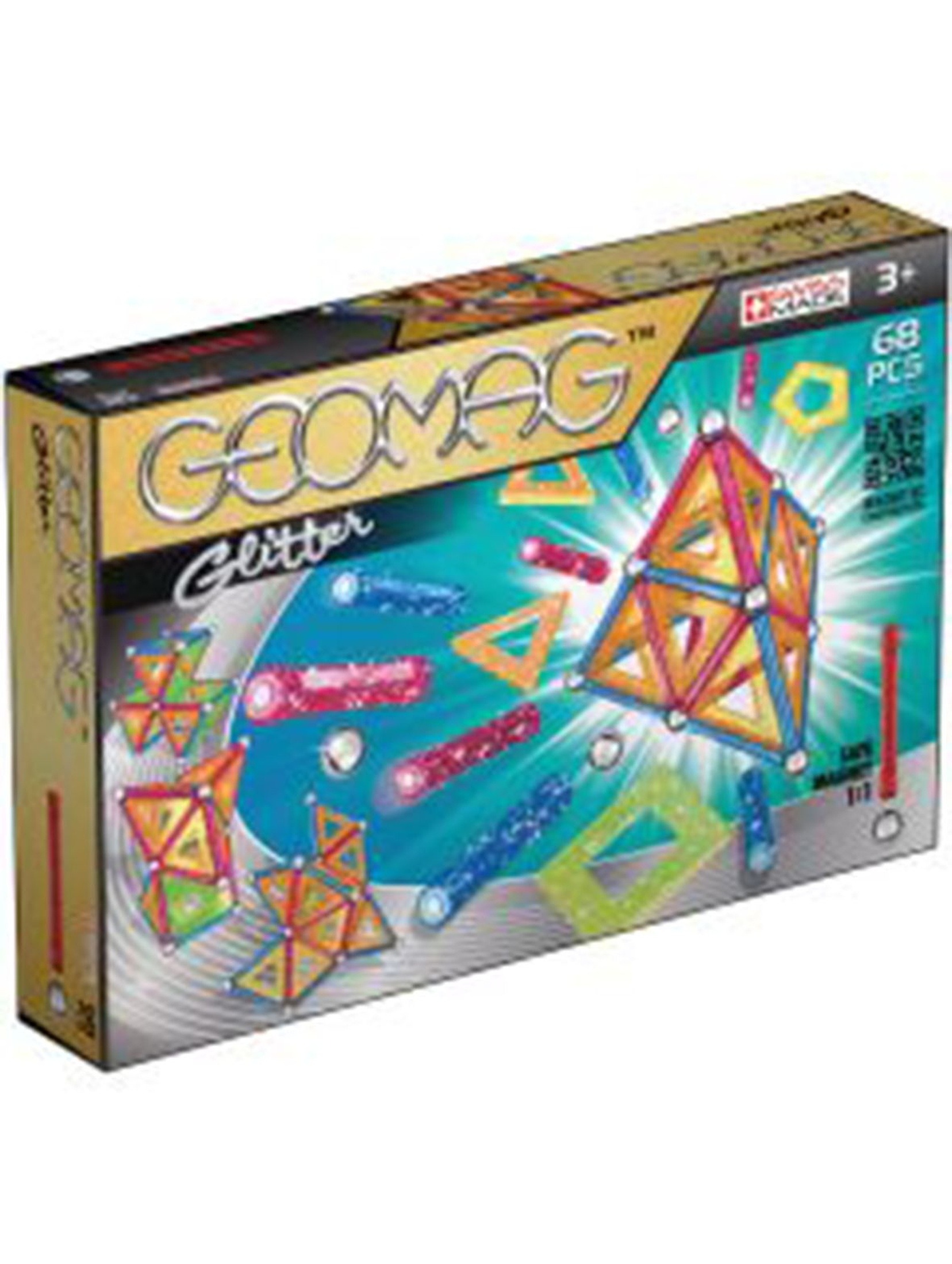 Geomag - klocki konstrukcyjne - Glitter Panels 68 elementów wiek 3+