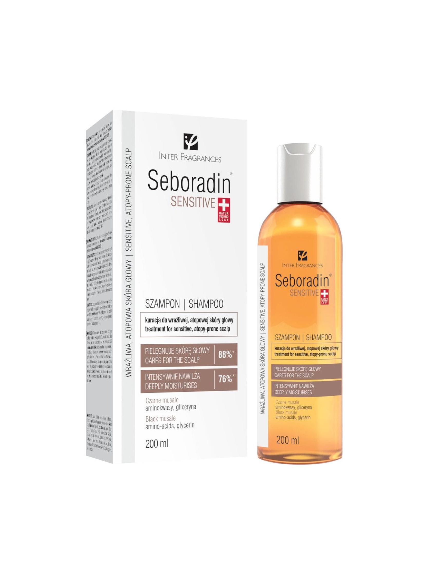 Seboradin Sensitive Szampon do włosów delikatnych - 200 ml