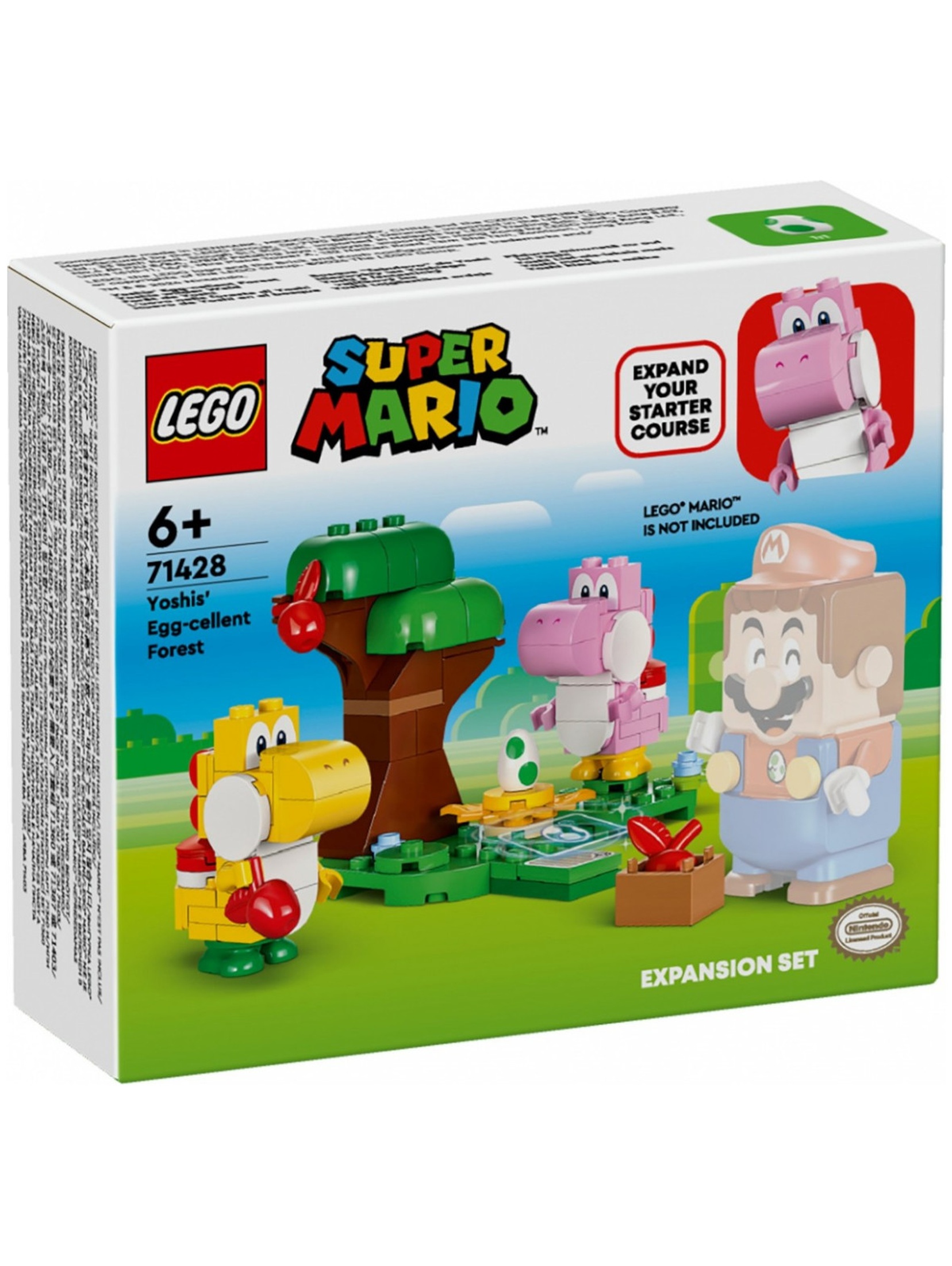 LEGO Klocki Super Mario 71428 Niezwykły las Yoshiego - zestaw rozszerzający