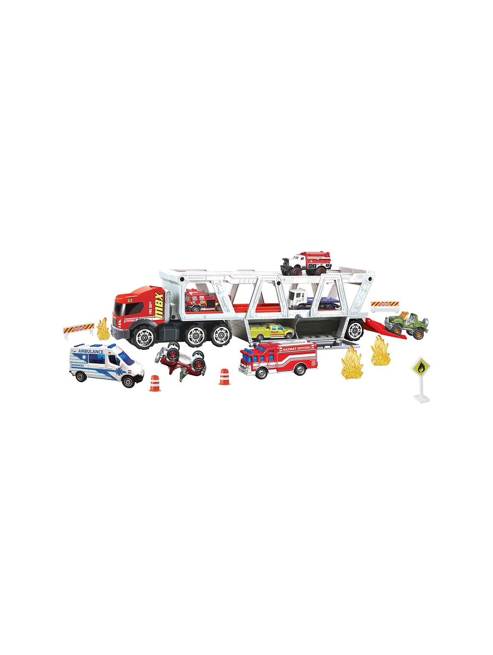 Matchbox Transporter Wóz strażacki wiek 3+
