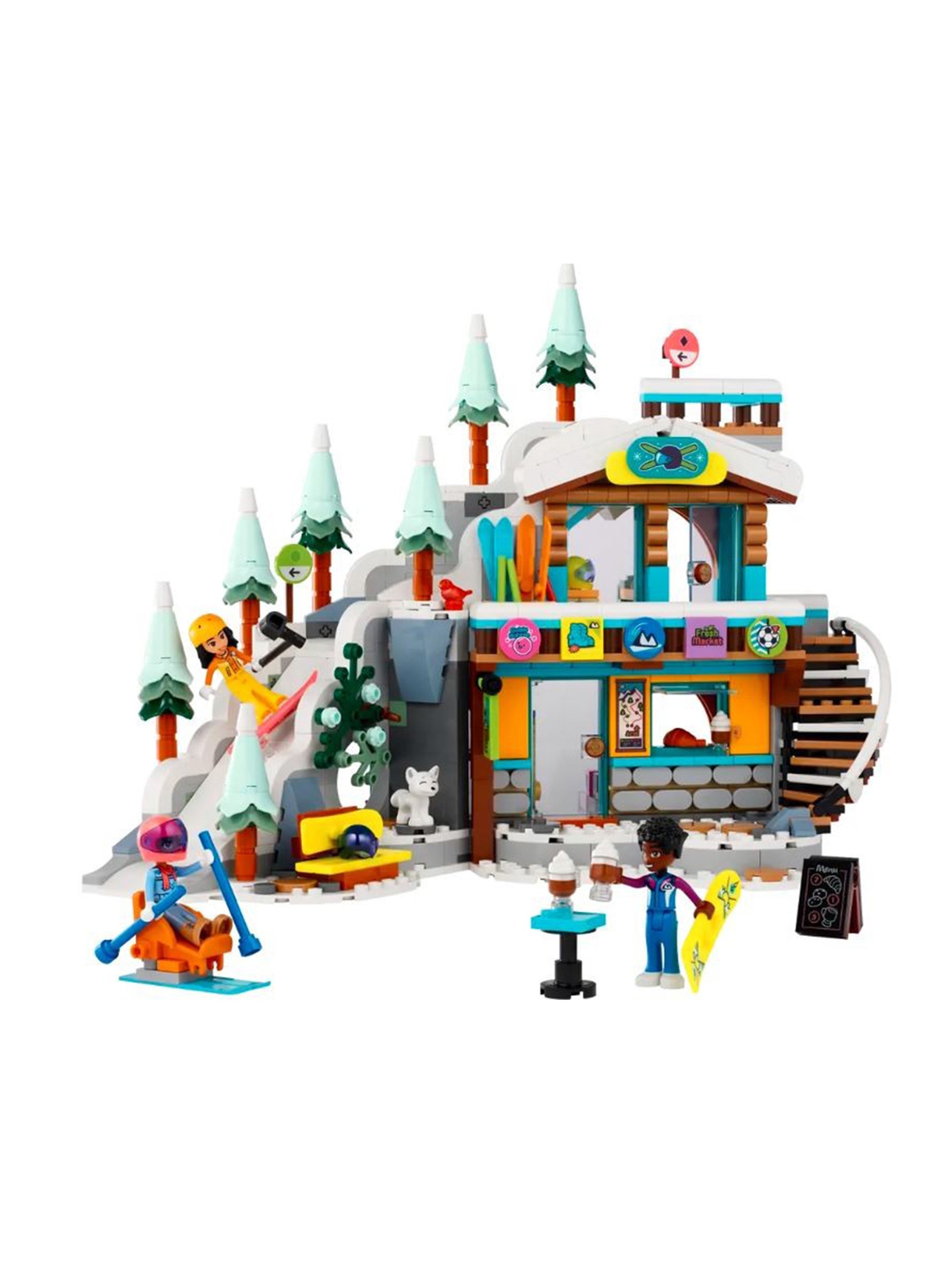 Klocki LEGO Friends 41756 - Stok narciarski i kawiarnia