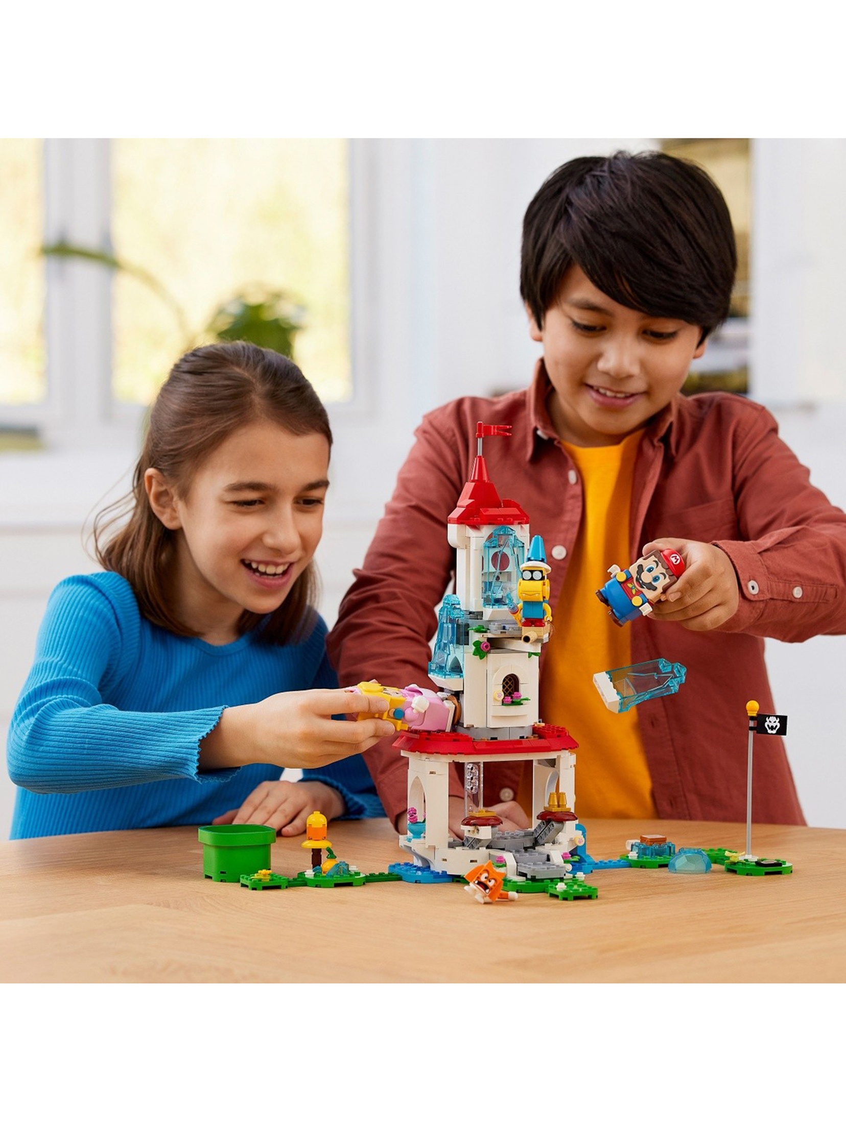 LEGO Super Mario - Cat Peach i lodowa wieża zestaw rozszerzający 71407 - 494 elementów, wiek 7+