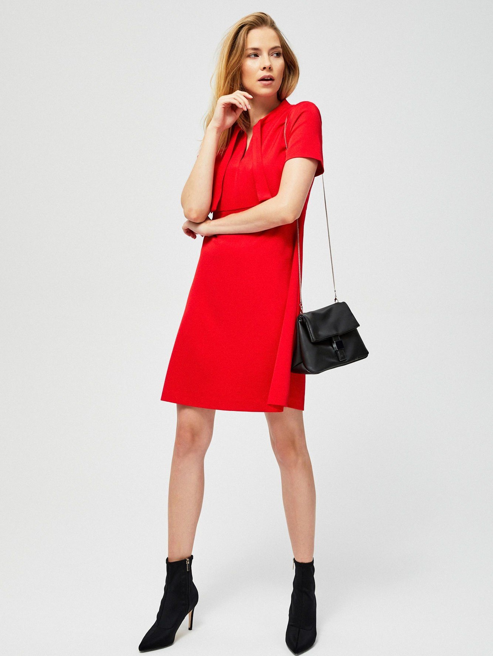 Sukienka damska czerwona- mini
