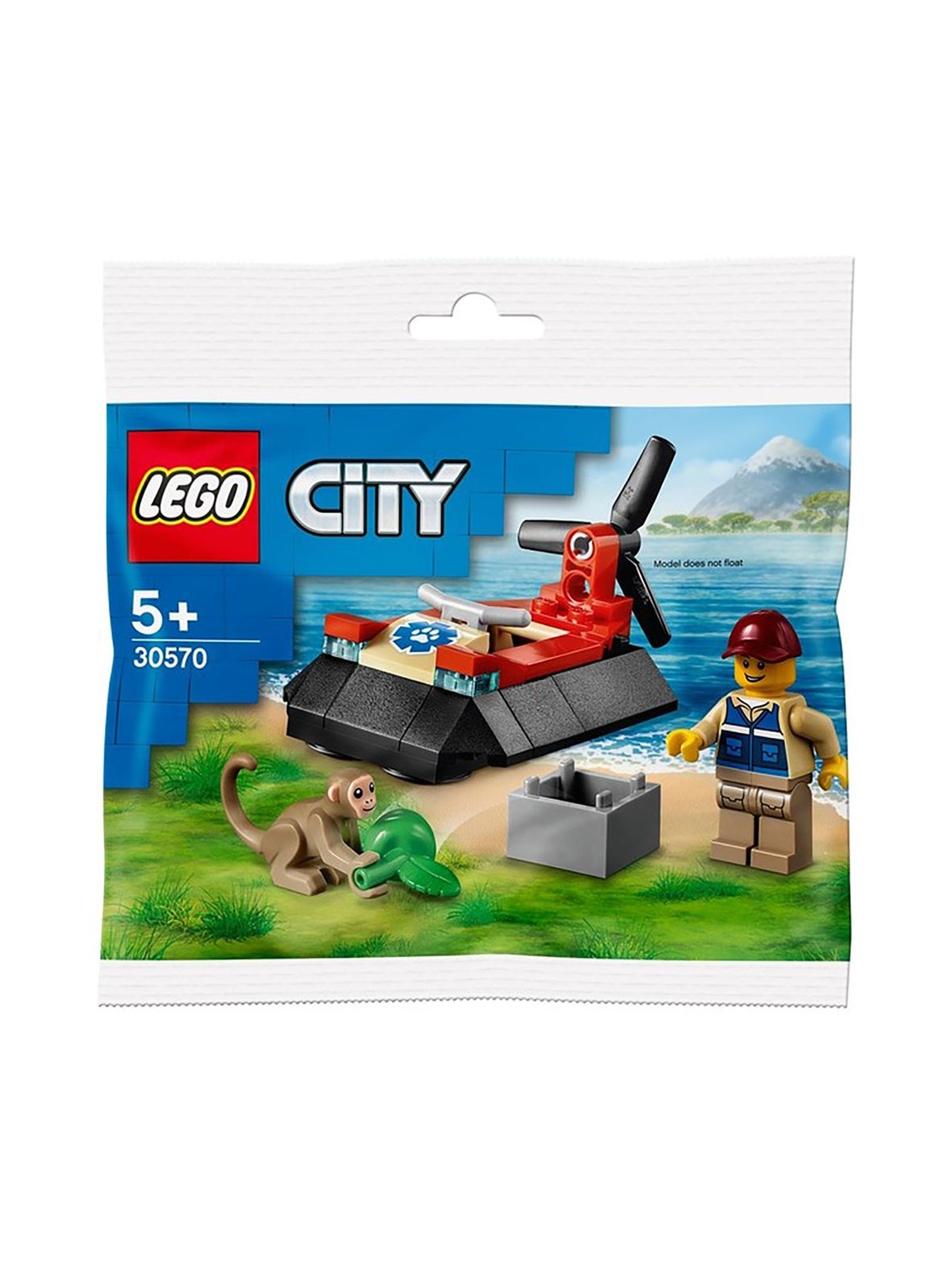 LEGO City 30570 Poduszkowiec ratowników dzikich zwierząt wiek 5+