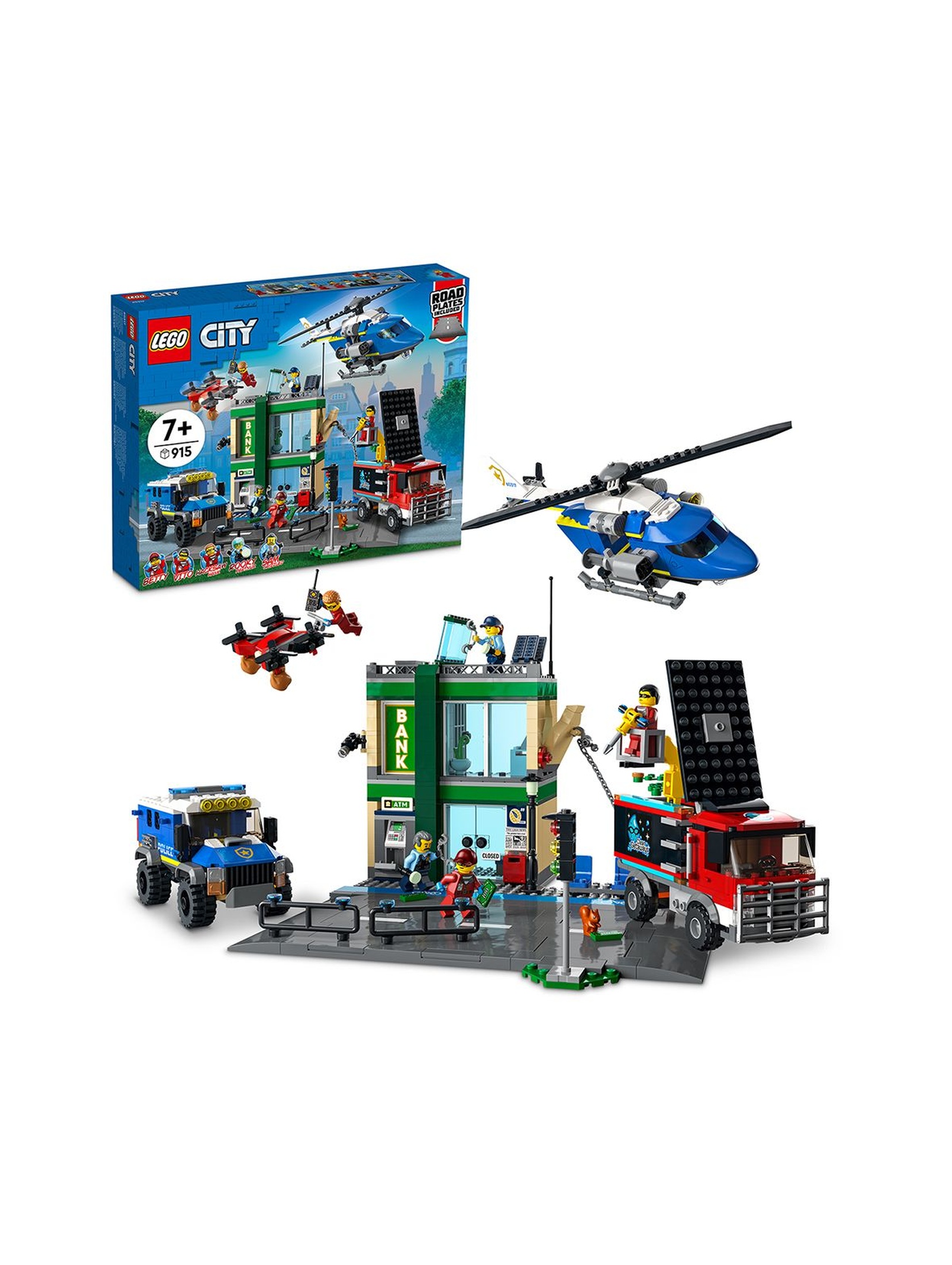 Klocki LEGO® City Napad na bank (60317)