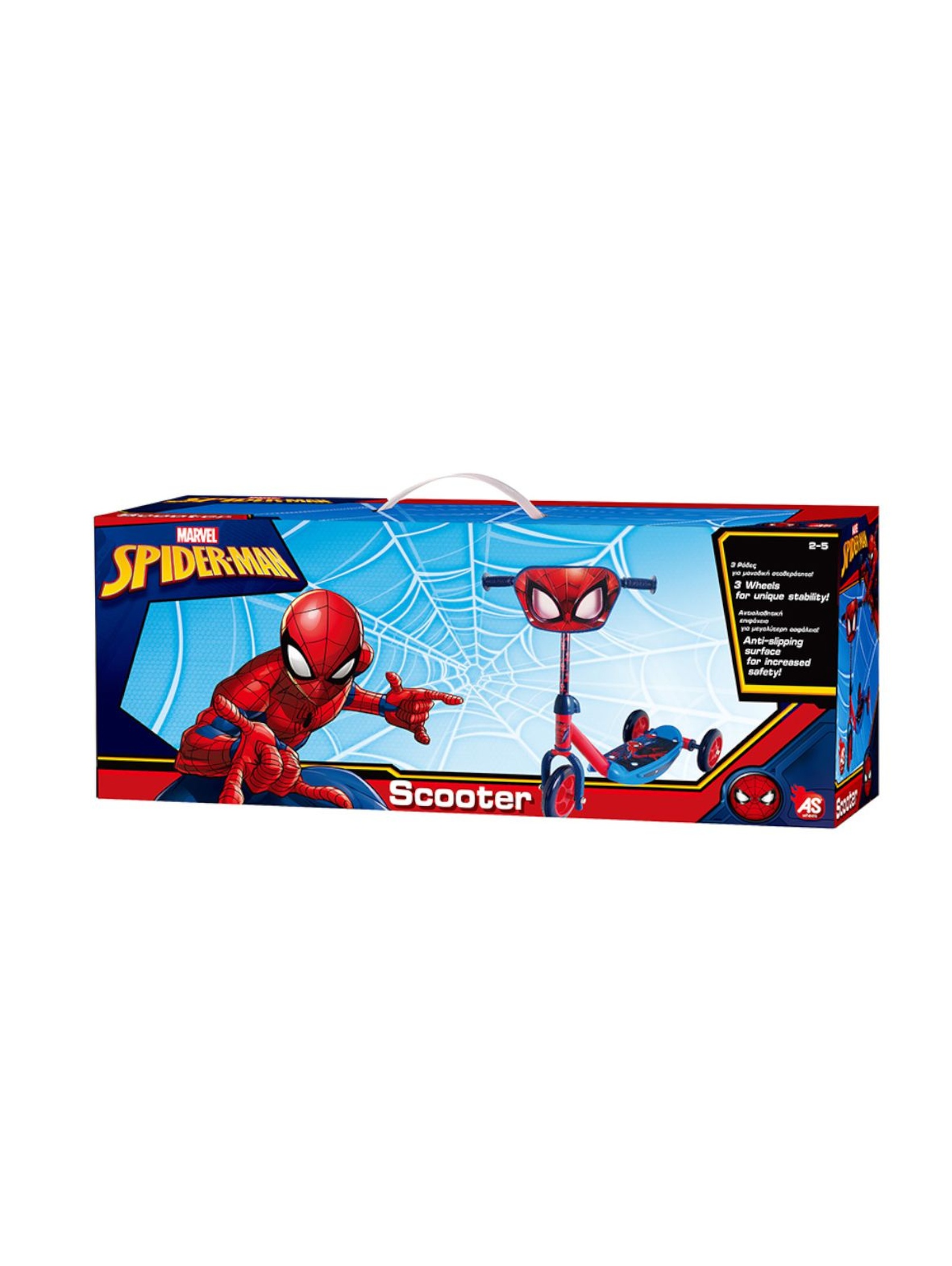 Hulajnoga 3-kołowa Spiderman 2+