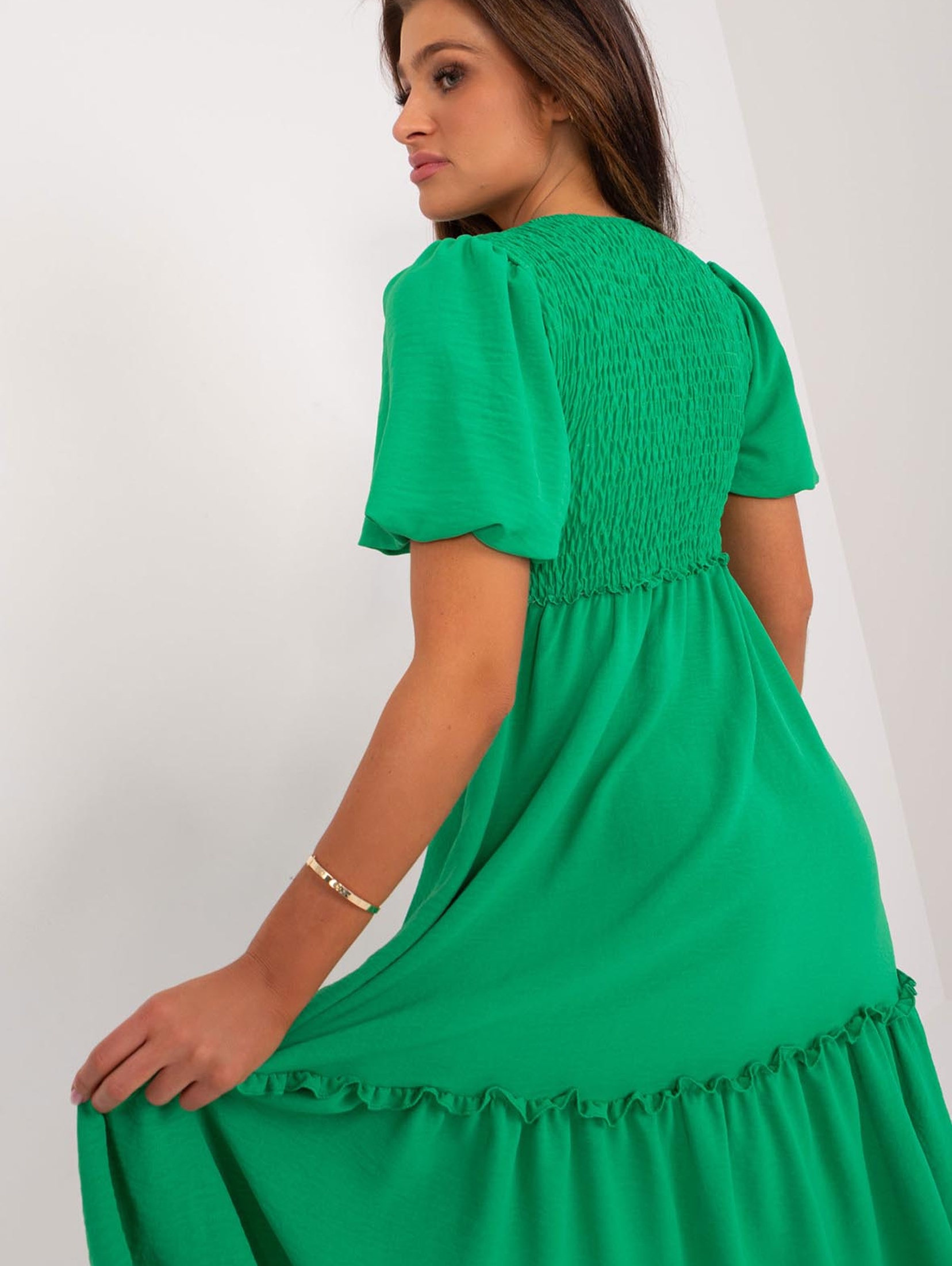 Sukienka krótka zielona