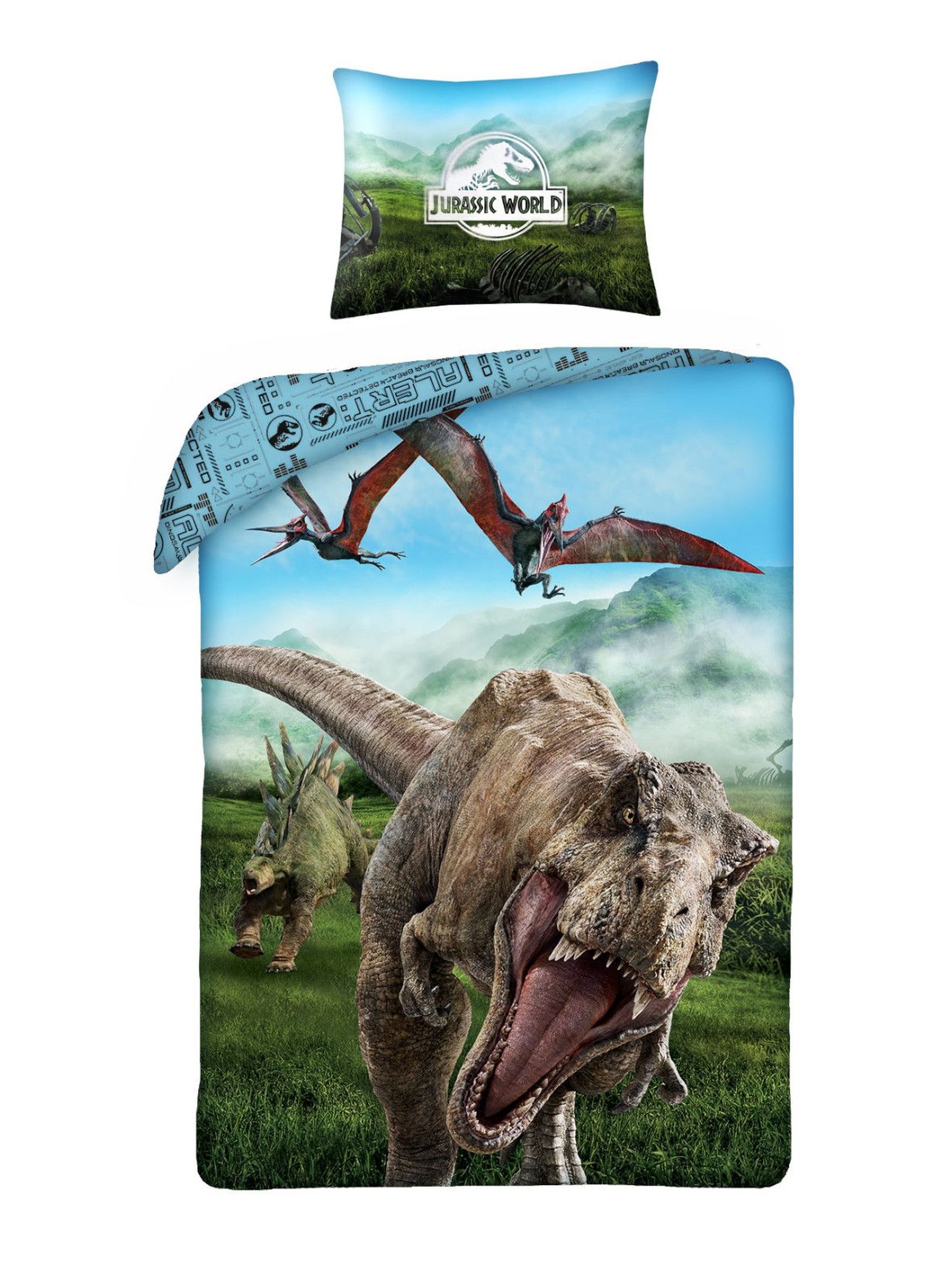 Pościel dla chłopca Jurassic World 140x200cm+70x90cm