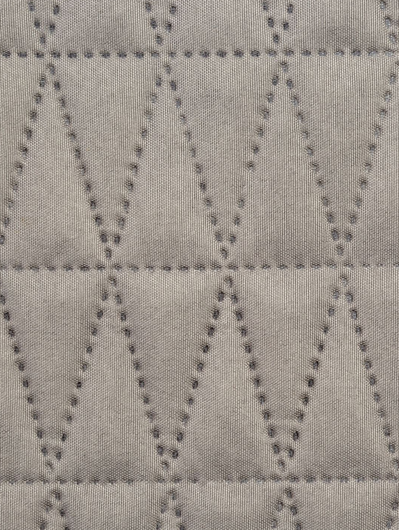 Narzuta na fotel 70x160 Boni srebrna geometryczna