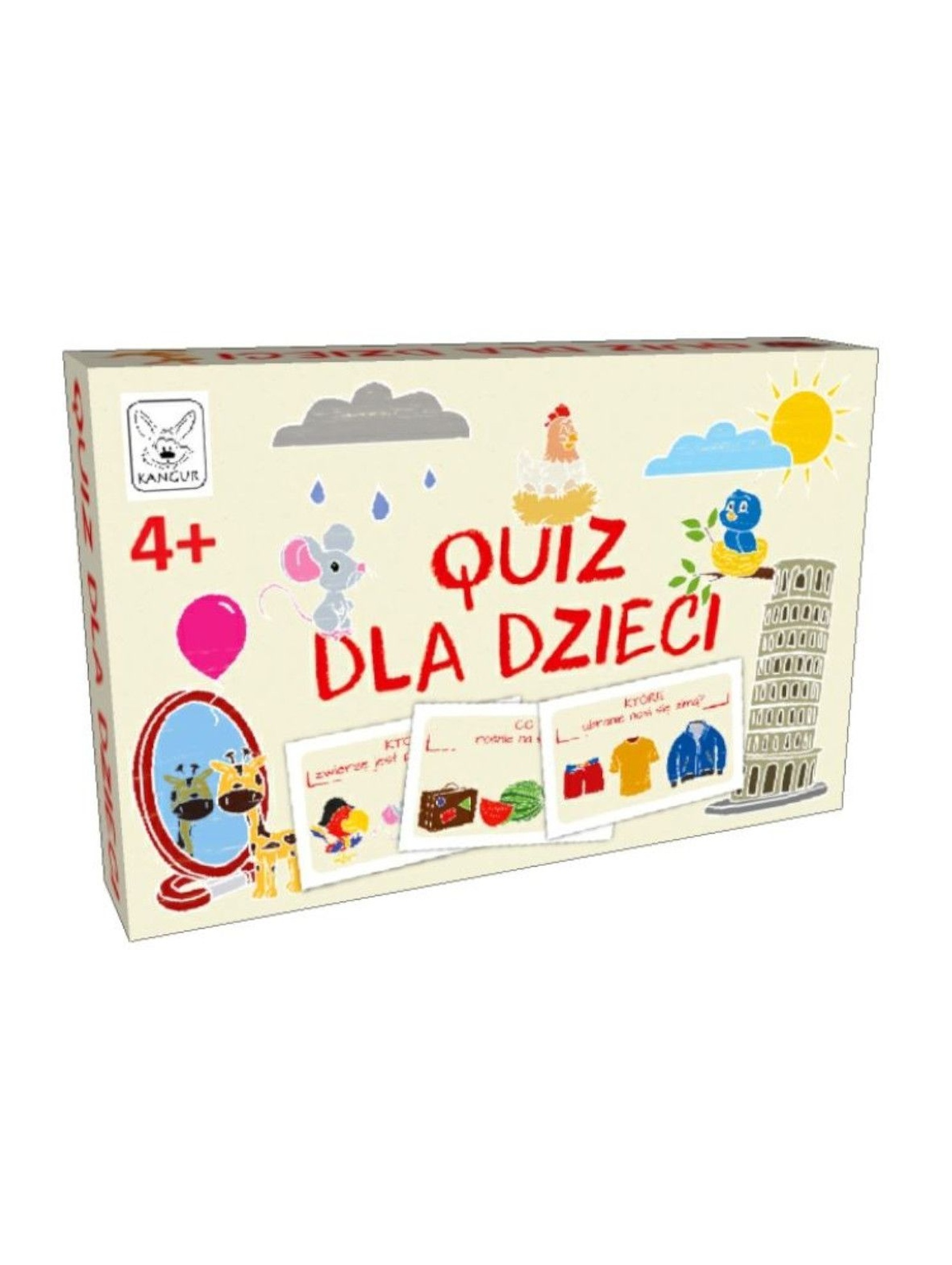 Gra dla dzieci - Quiz dla dzieci  wiek 4+