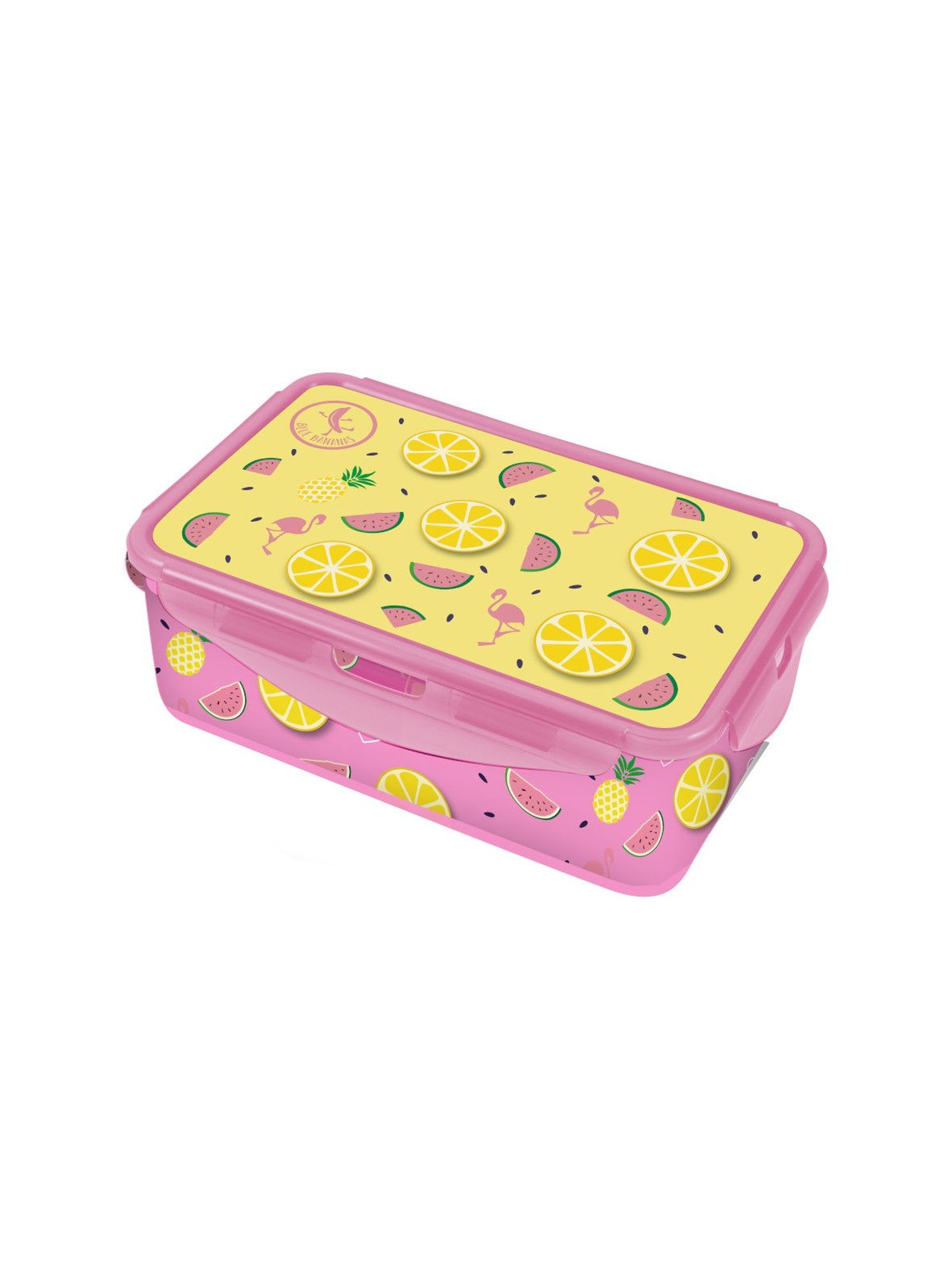 Pudełko śniadaniowe- Flamingi 13,5×20,5×7cm
