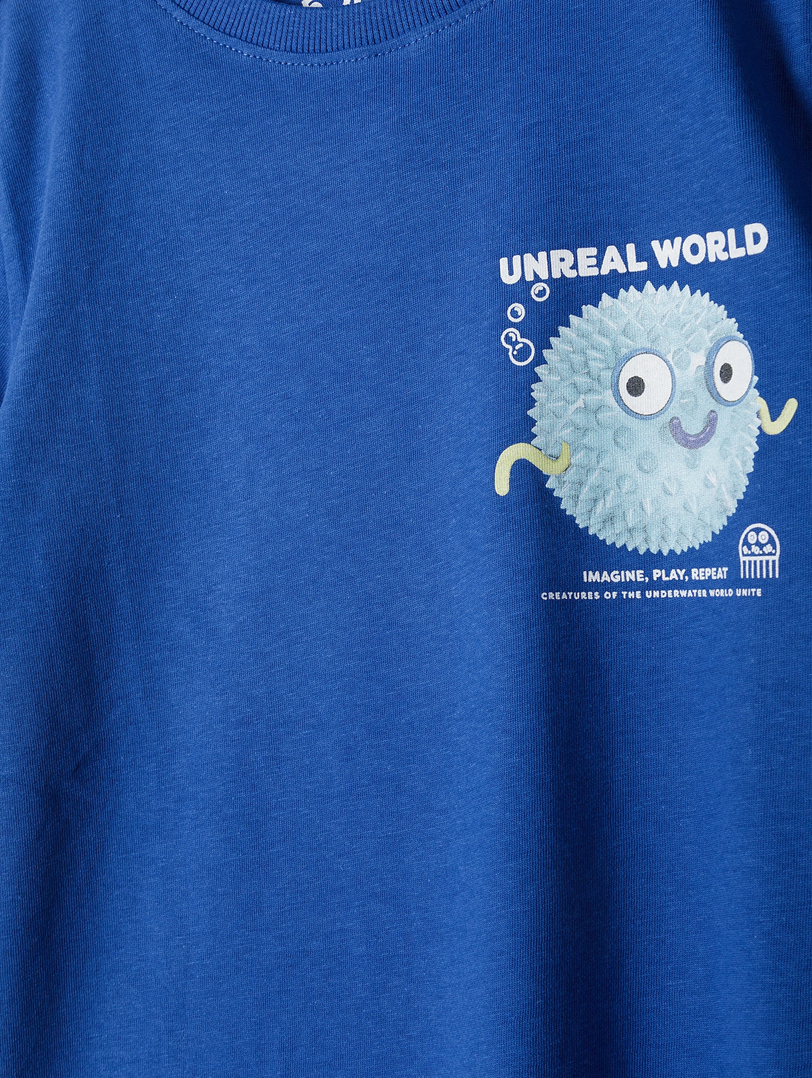 Niebieskie t-shirt dla chłopca - Unreal World - 5.10.15.