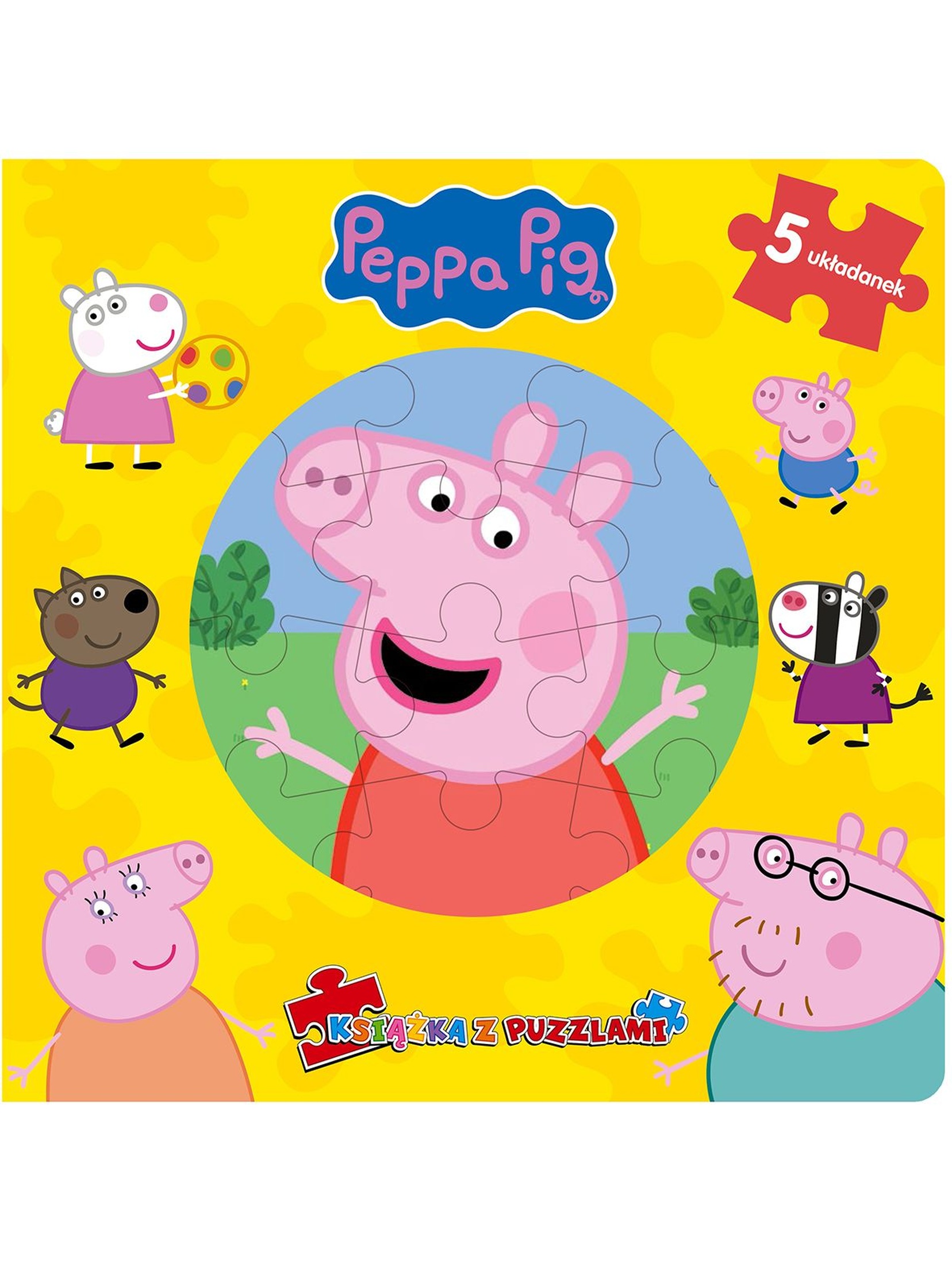 Peppa Pig. Książka z puzzlami.