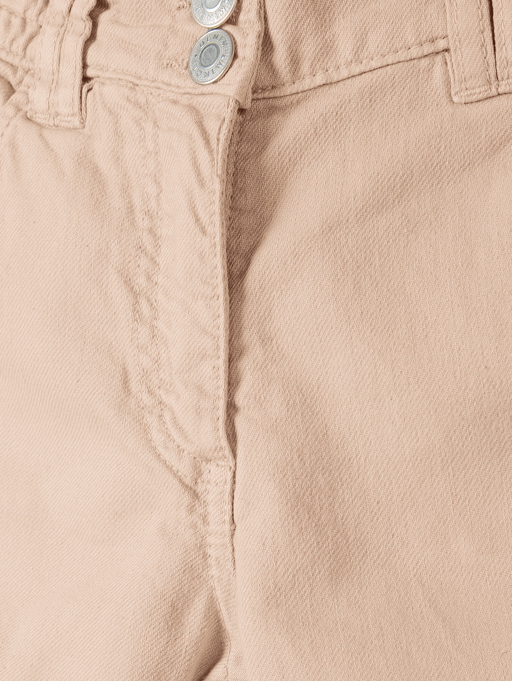 Spodnie typu bojówki z bawełny niemowlęce- brzoskwiniowe