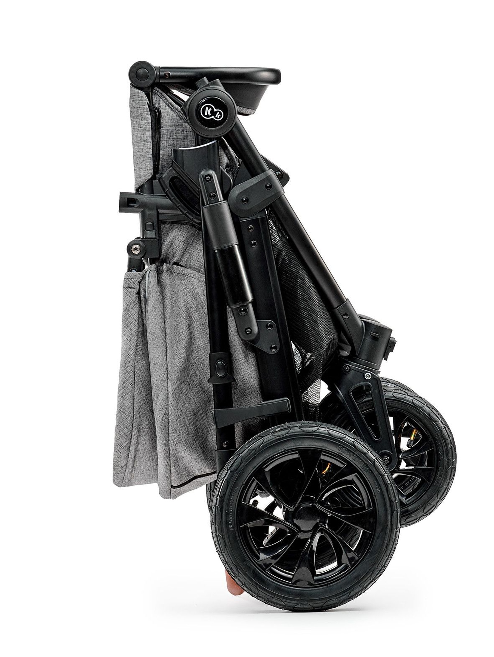 Wózek głęboko-spacerowy PRIME z fotelikiem samochodowym i akcesoriami 3w1 gray