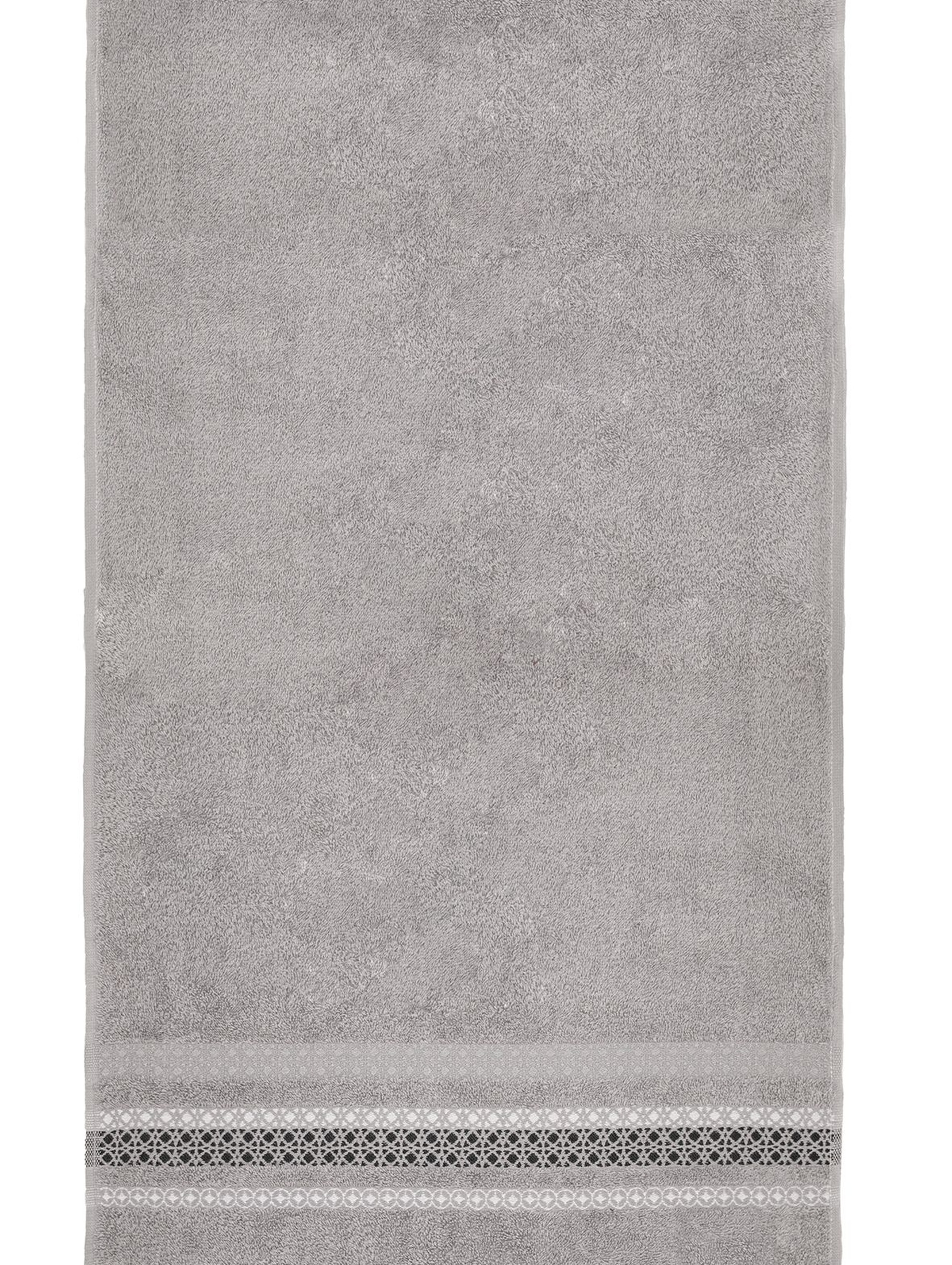Bawełniany ręcznik CLOE 70x140  cm - jasno szary