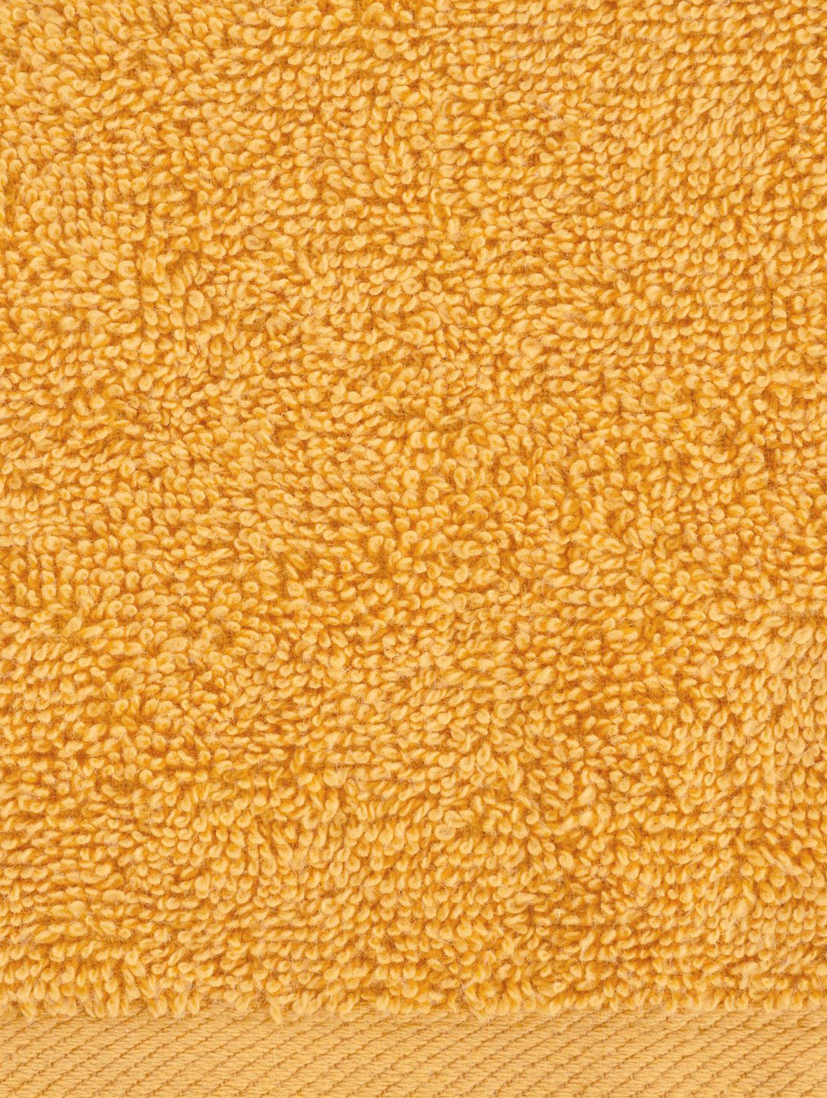 Ręcznik gładki bawełniany 70x140 cm musztardowy