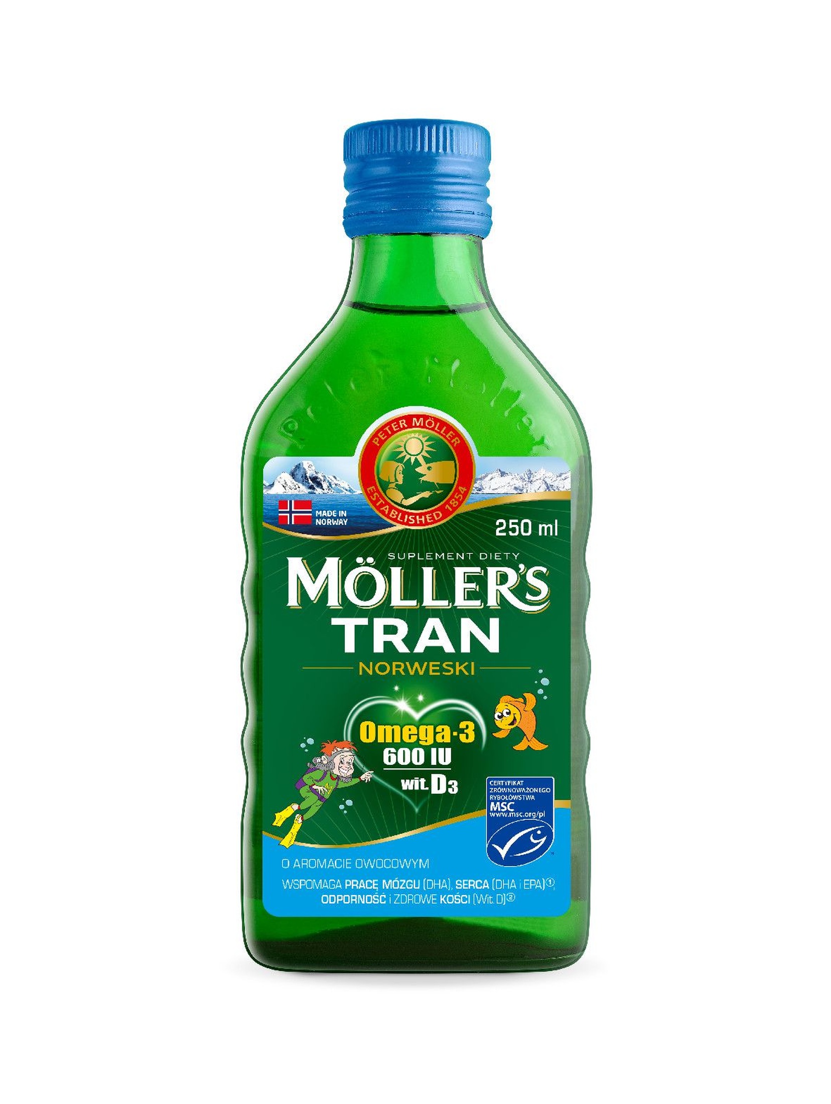 Möller’s Tran Norweski - aromat owocowy 250ml