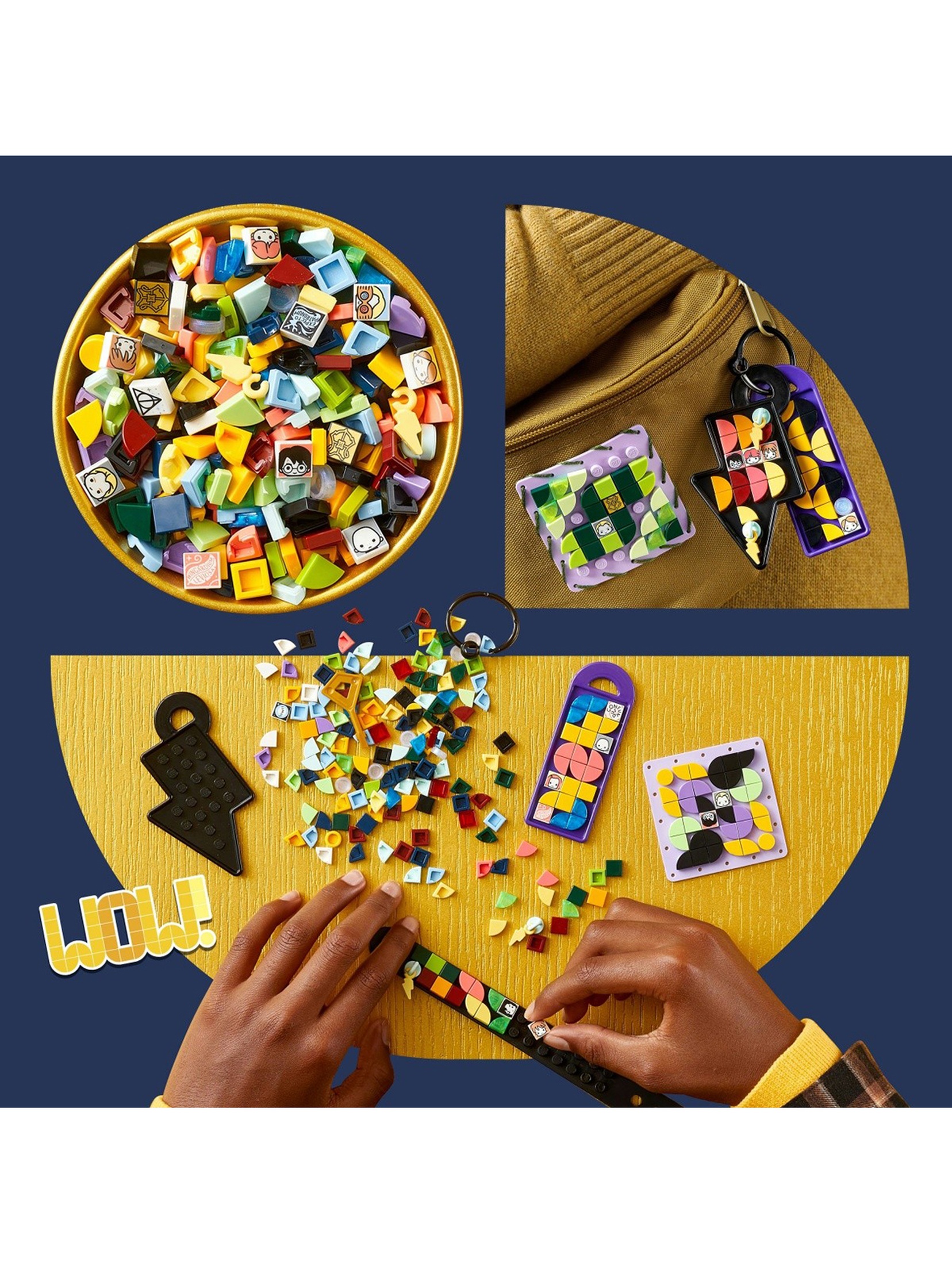 Klocki LEGO DOTS 41808 Zestaw akcesoriów z Hogwartu - 234 elementy, wiek 8 +