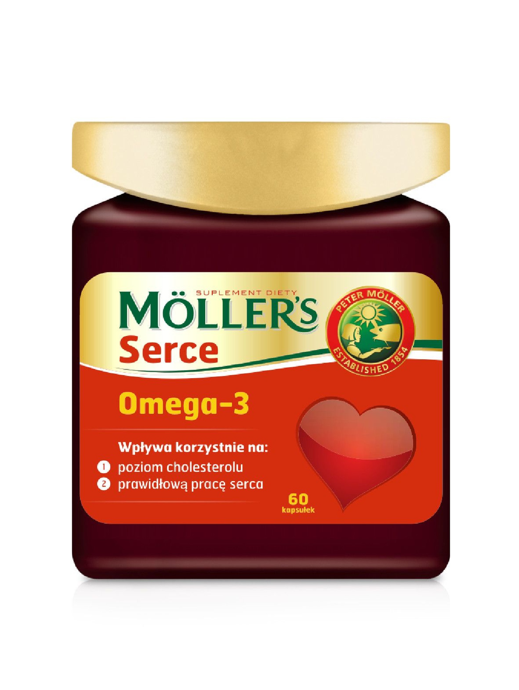Möller's Serce suplement diety 60 szt.