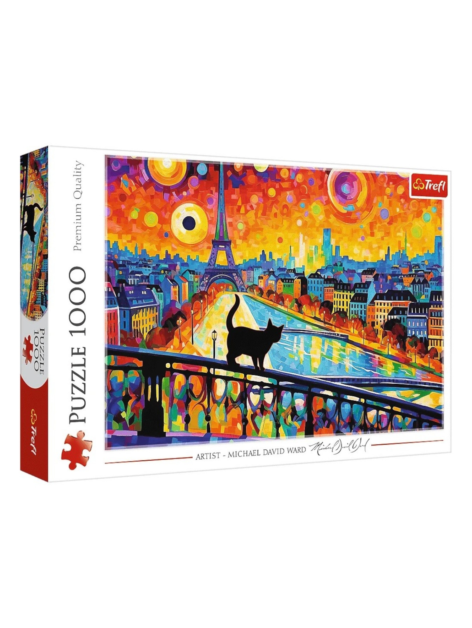 Puzzle 1000 elementów Koty w Paryżu