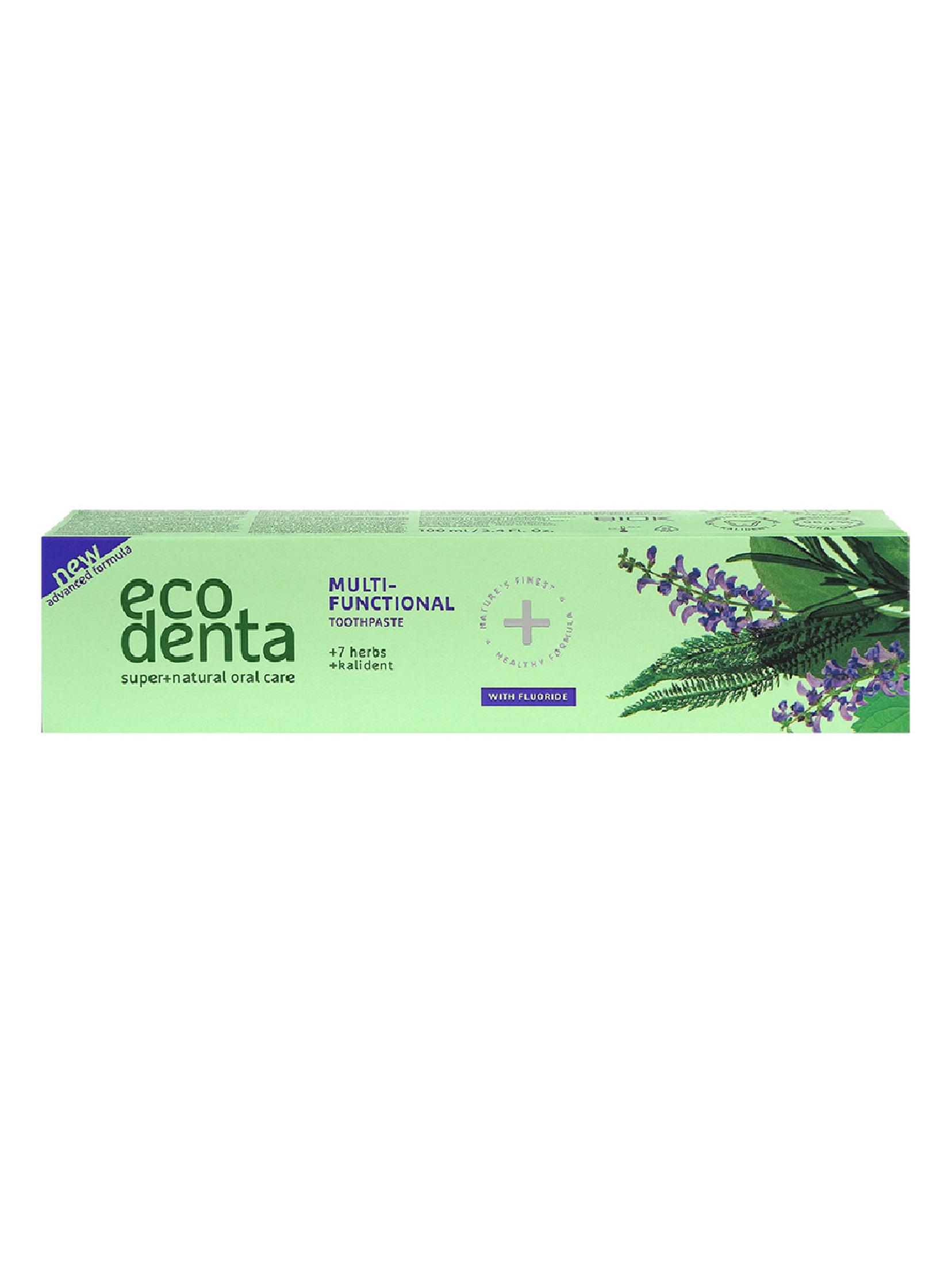 ECODENTA Green Line - Multifunkcyjna pasta do zębów z wyciągiem z 7 ziół i fluorem 100ml