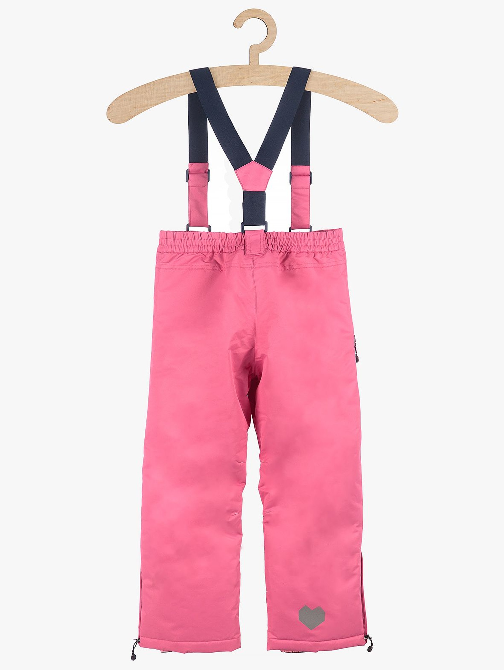 Spodnie narciarskie w kolorze różowym