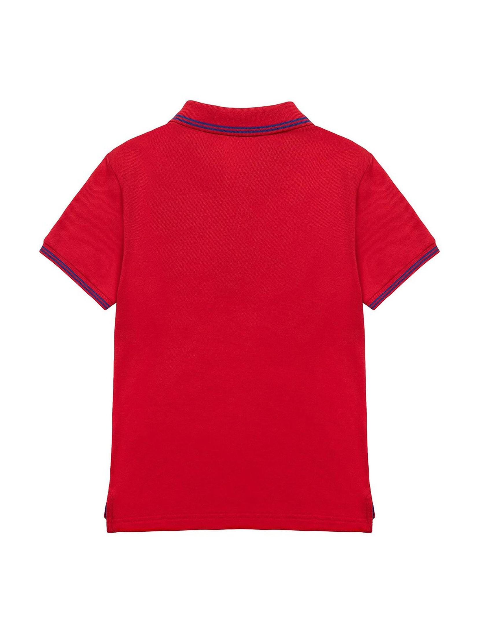T-shirt niemowlęcy czerwony polo
