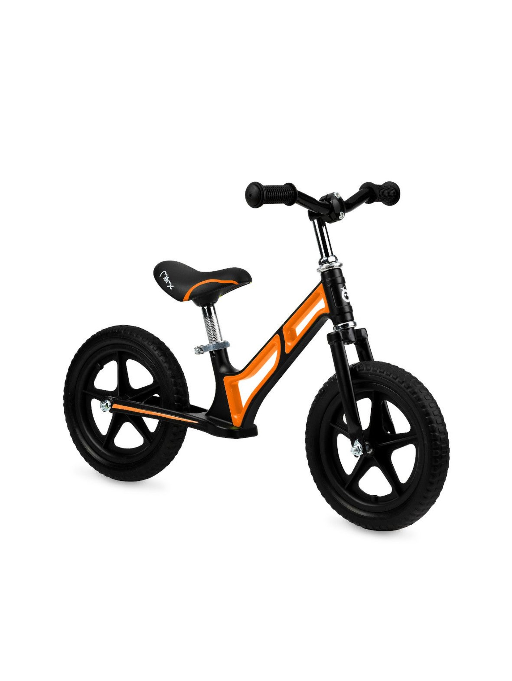 MoMi MOOV superlekki magnezowy rowerek biegowy pomarańczowy