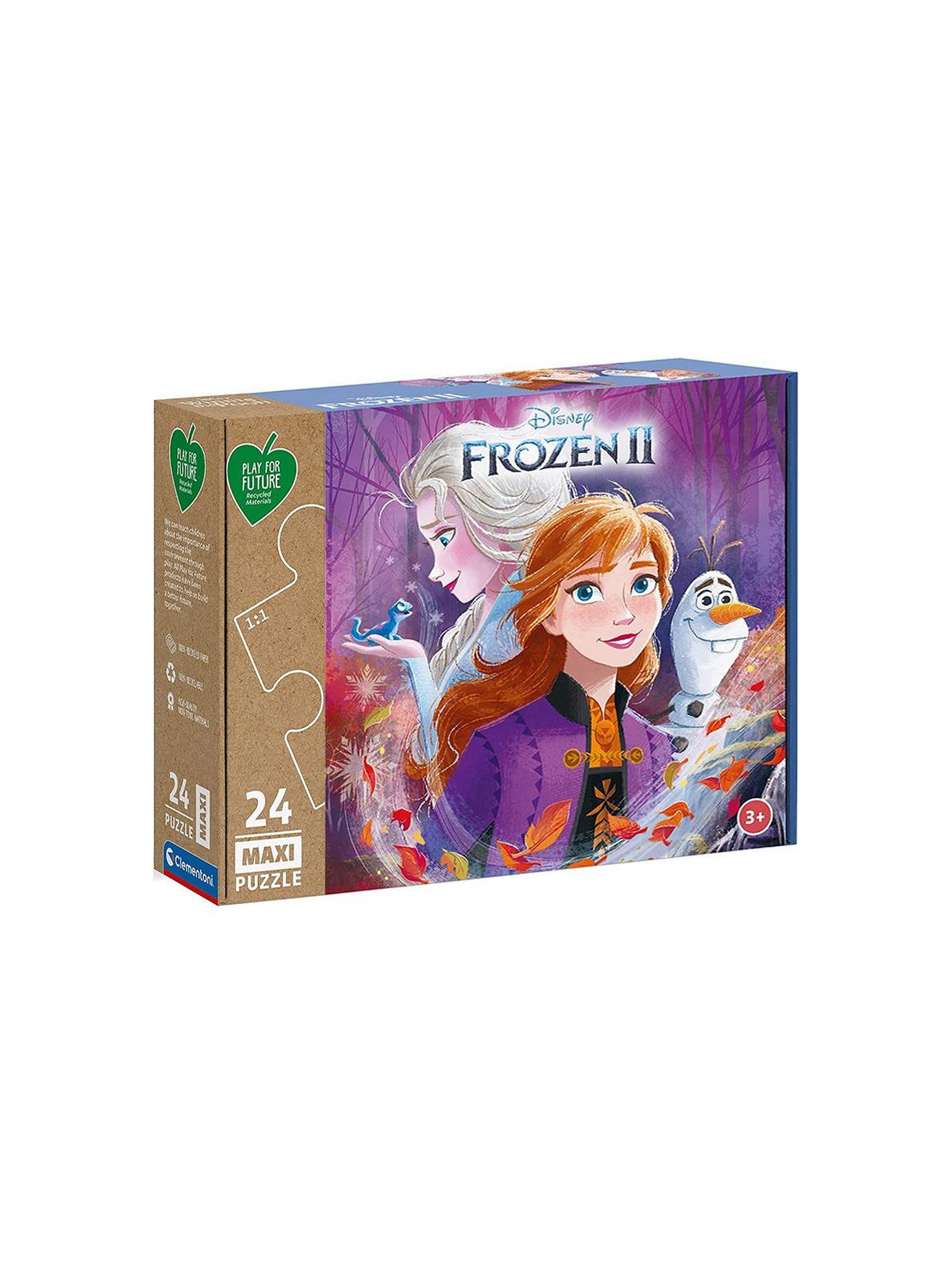 Clementoni Puzzle Maxi Play for future Kraina lodu - 24 elementy
