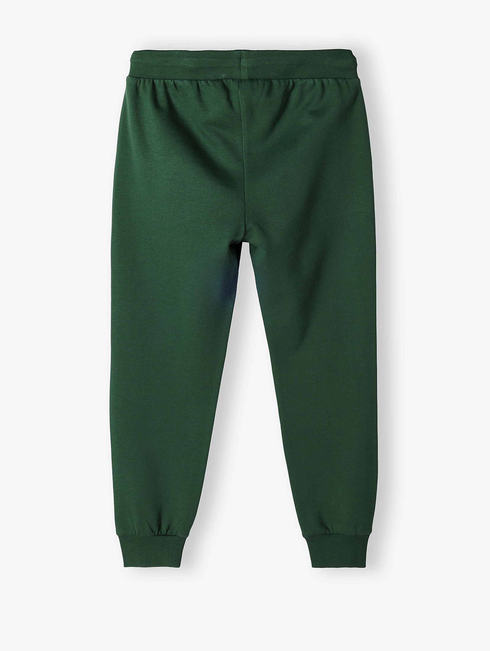 Zielone spodnie dresowe dla chłopca