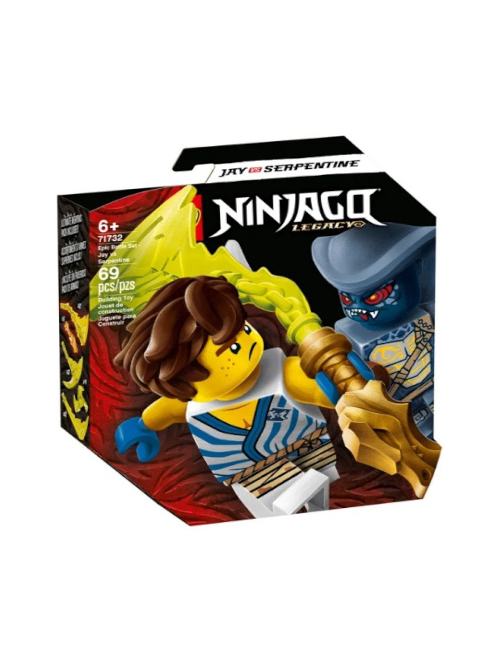 LEGO Ninjago - Epicki zestaw bojowy - Jay kontra Wężon - 69 elementów