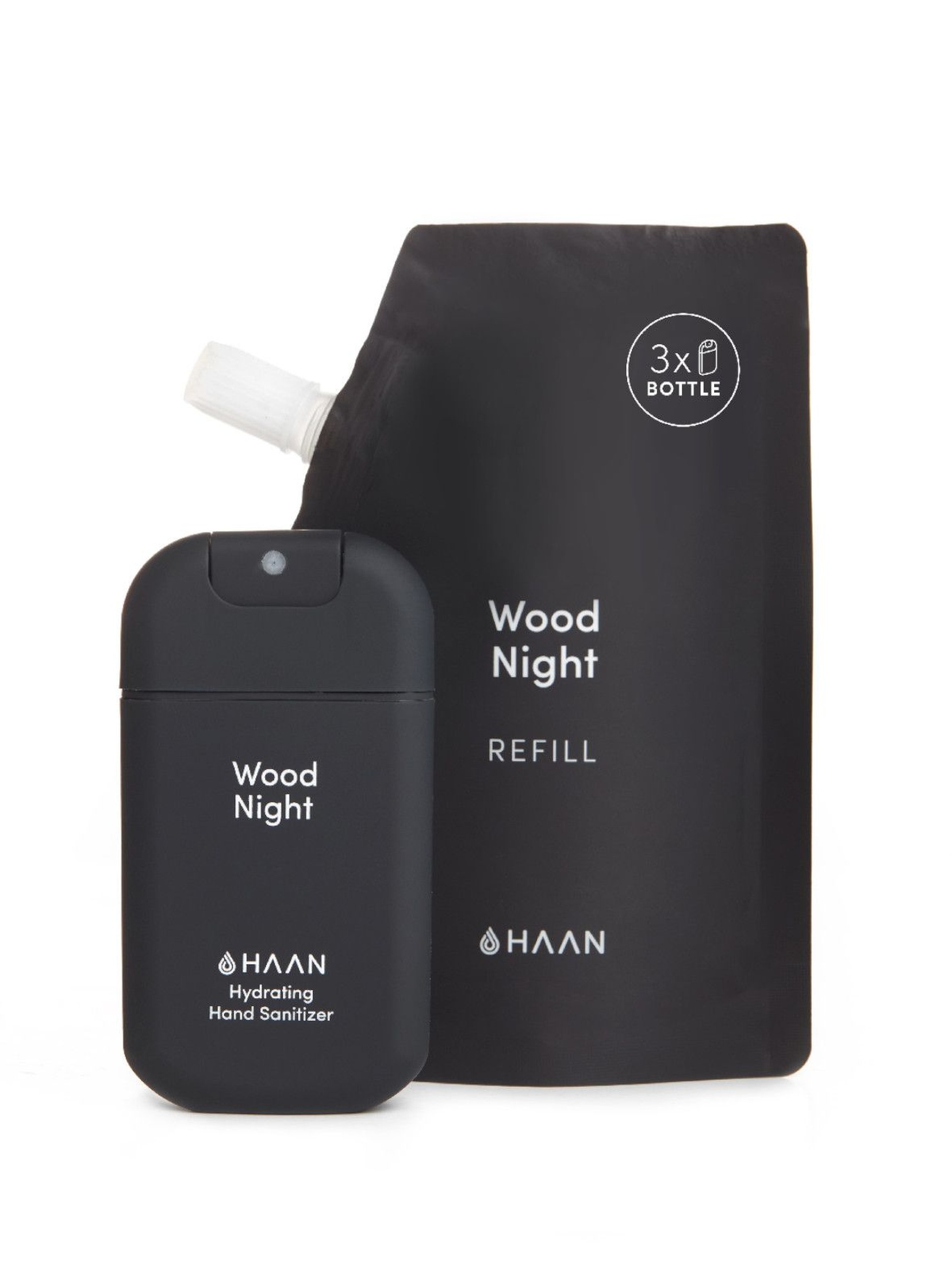 Sanitizer do rąk Haan Wood Night - zapas / refill - 100 ml