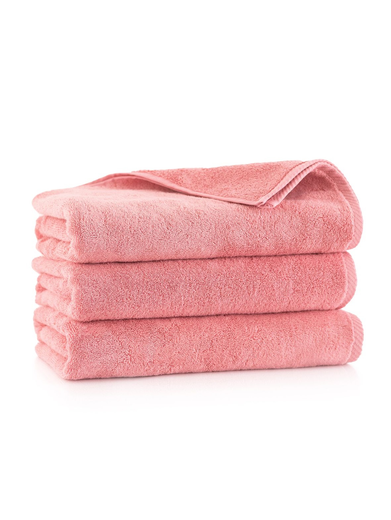 Ręcznik z bawełny egipskiej różowy 50x100cm