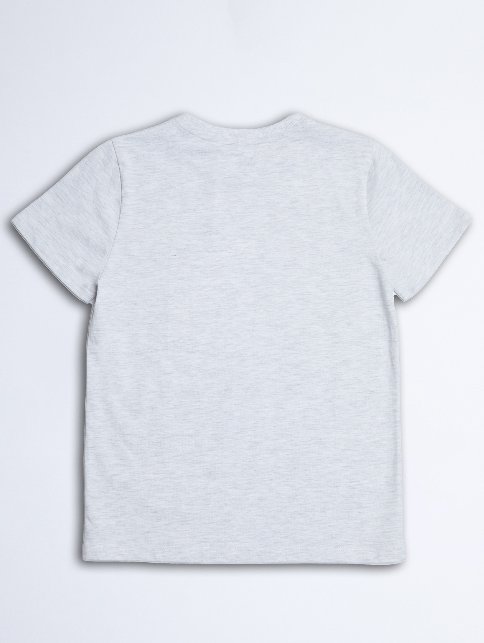 Szaro - melanżowy bawełniany t-shirt dla dziecka - unisex - Limited Edition