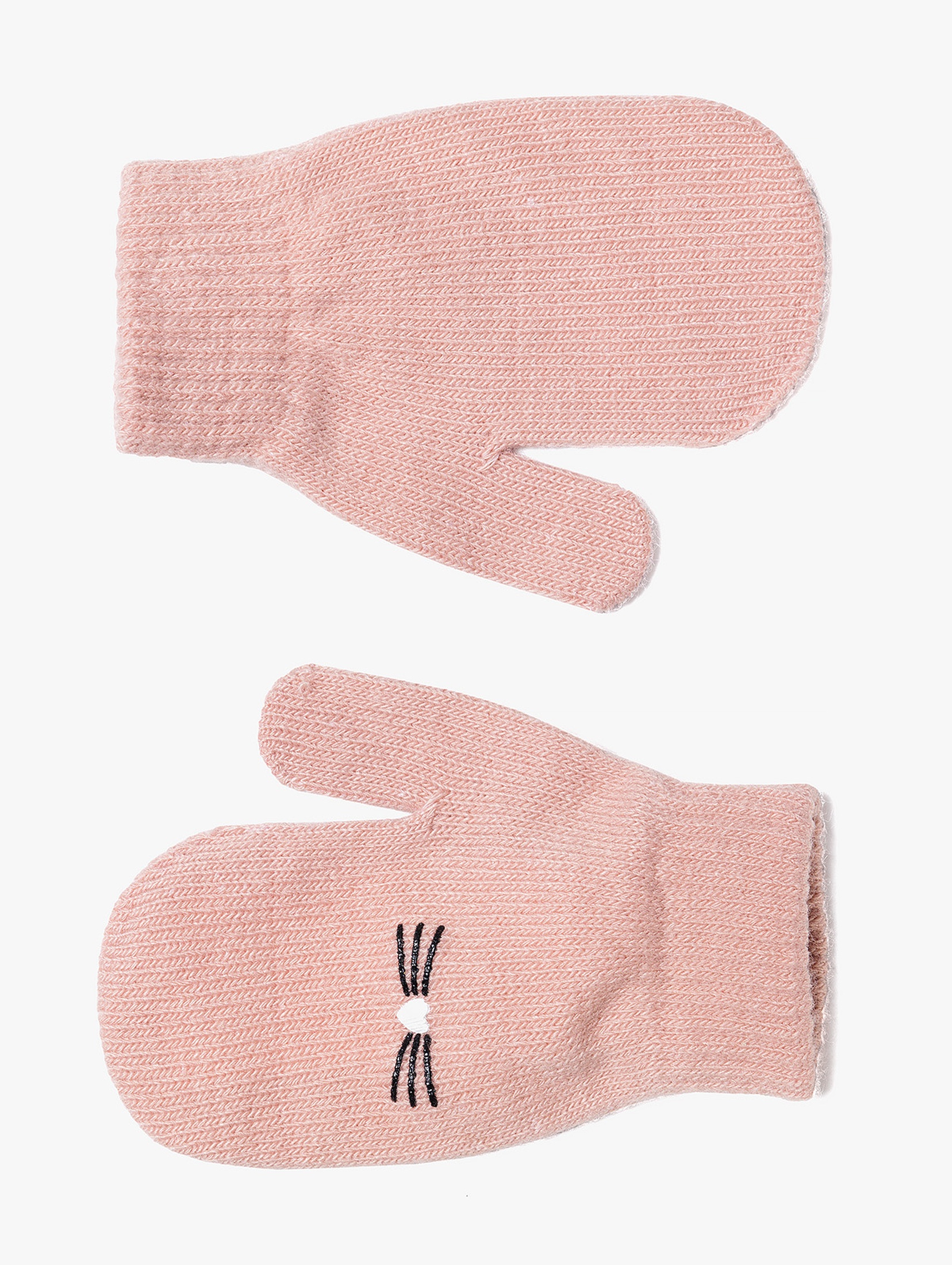 Rękawiczki dziewczęce Kotki różowe