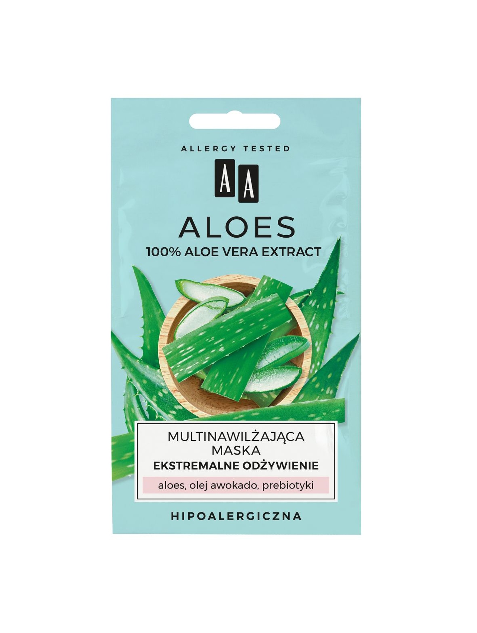 AA Aloes multinawilżająca maska ekstremalne odżywienie 2x4 ml