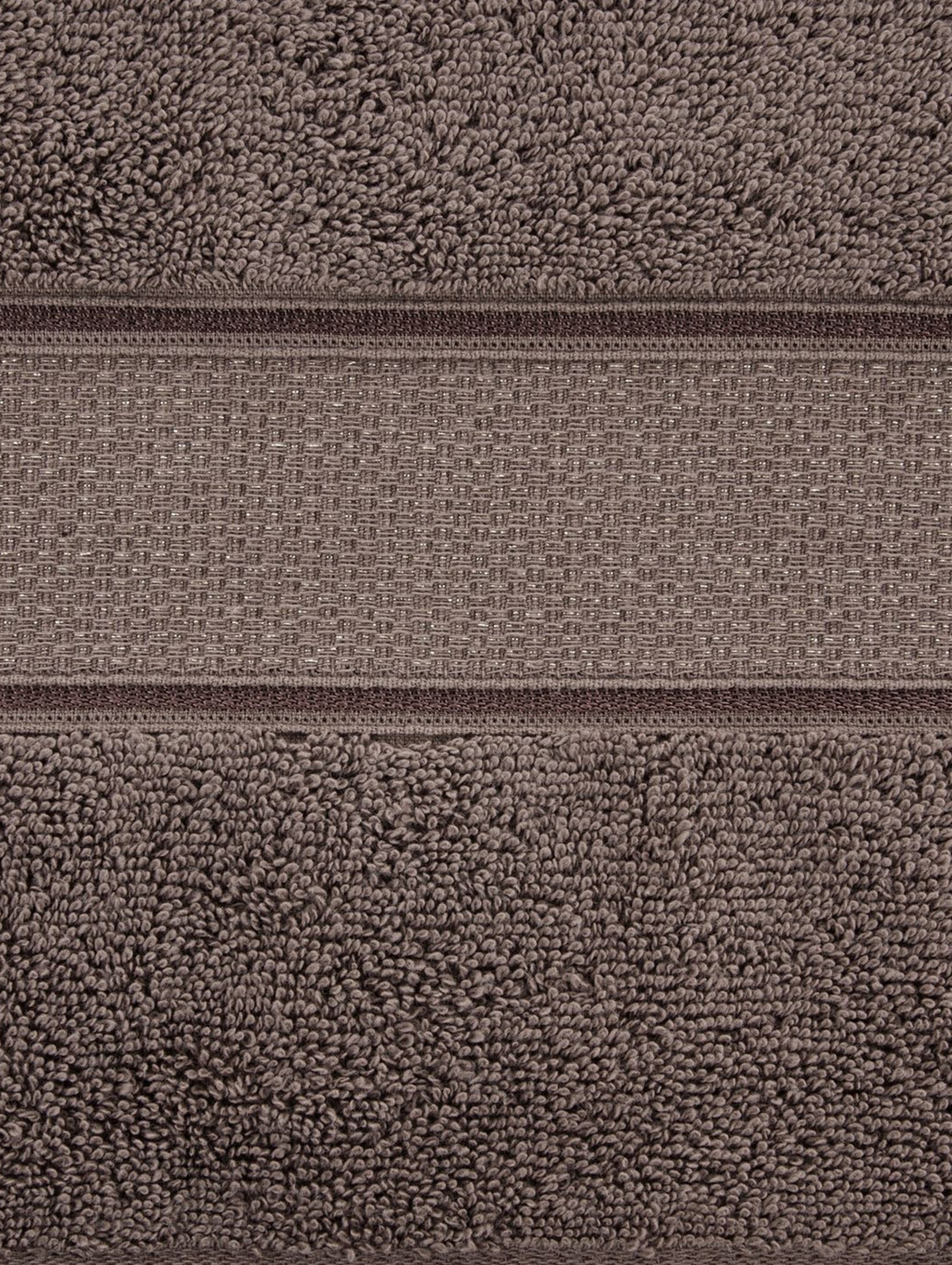 Ręcznik kąpielowy LIANA z bawełny 70x140 cm jasnobrązowy
