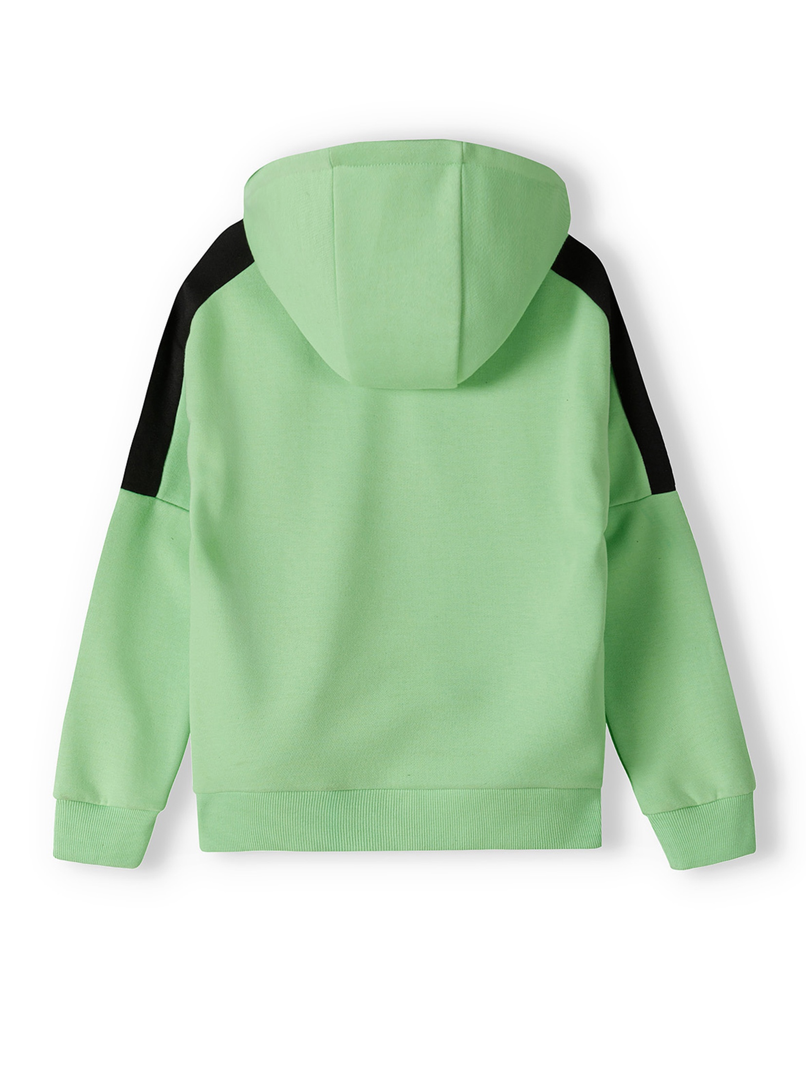 Zielona bluza rozpinana chłopięca z kapturem- Rspt