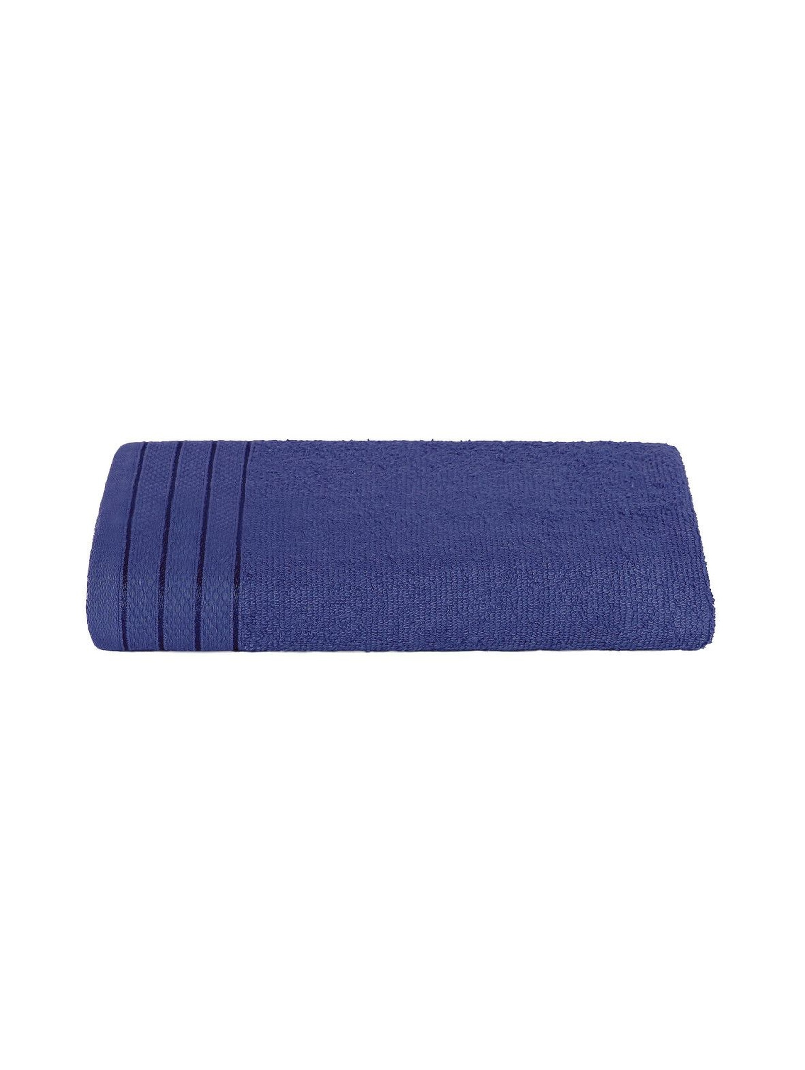 Bawełniany ręcznik w kolorze granatowym 50x90 cm