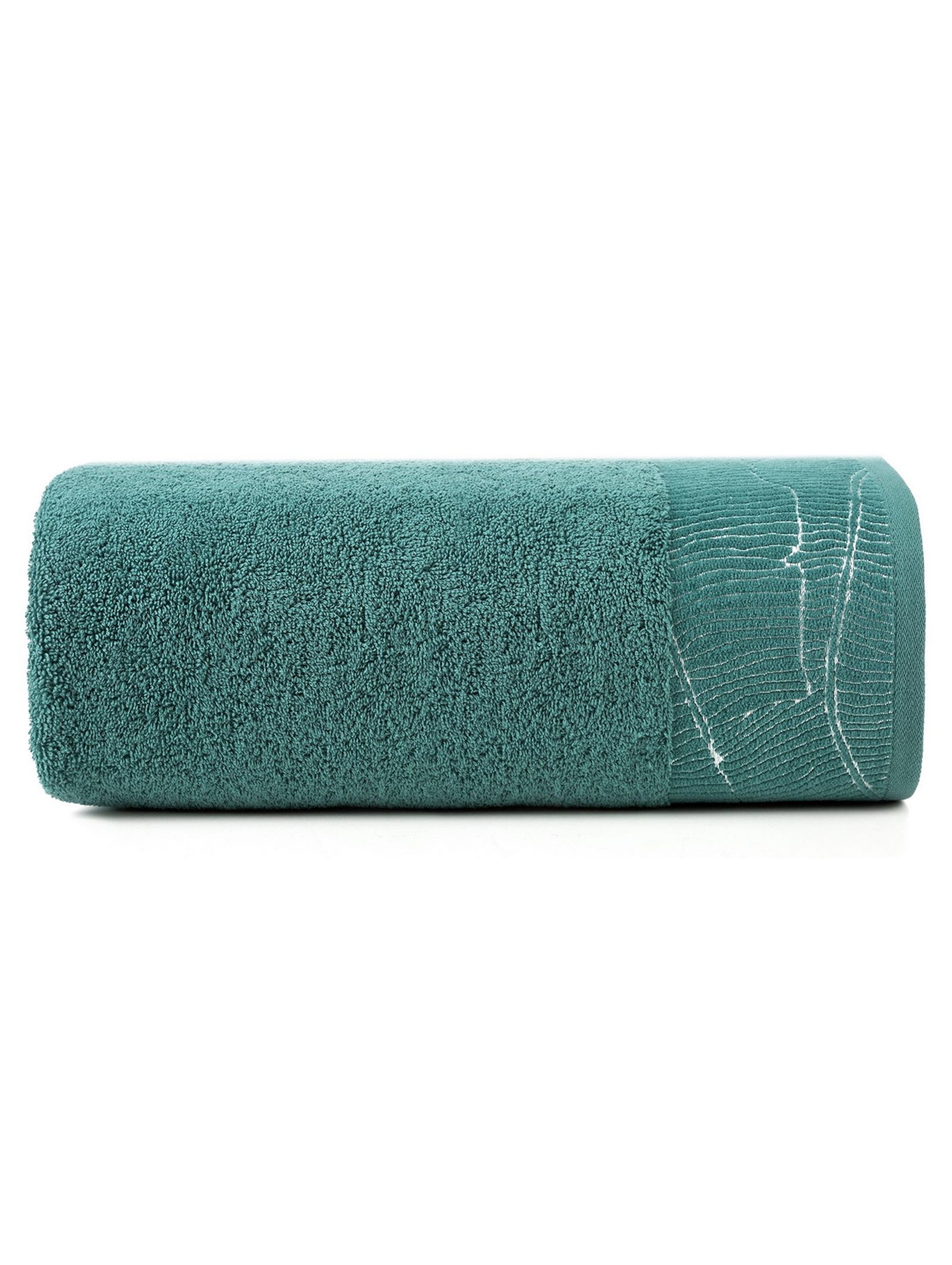Ręcznik metalic (07) 50x90 cm turkusowy